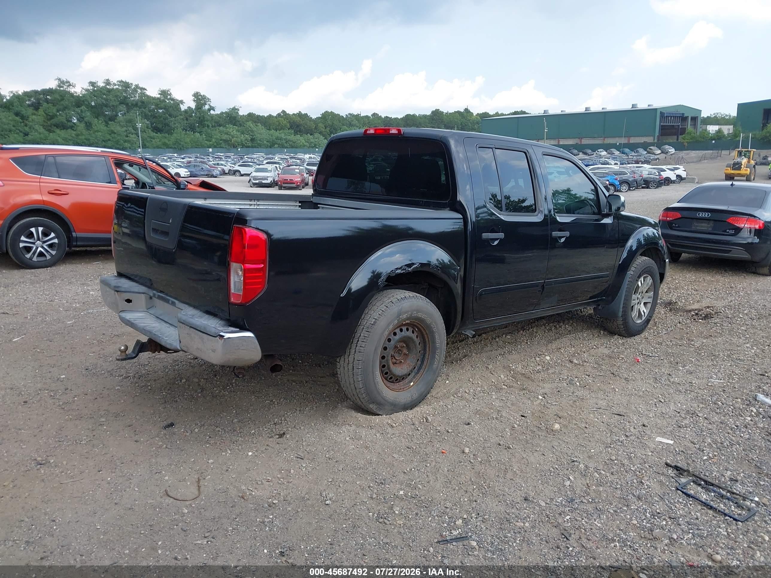 2011 Nissan Frontier Sl Черный vin: 1N6AD0EVXBC445535