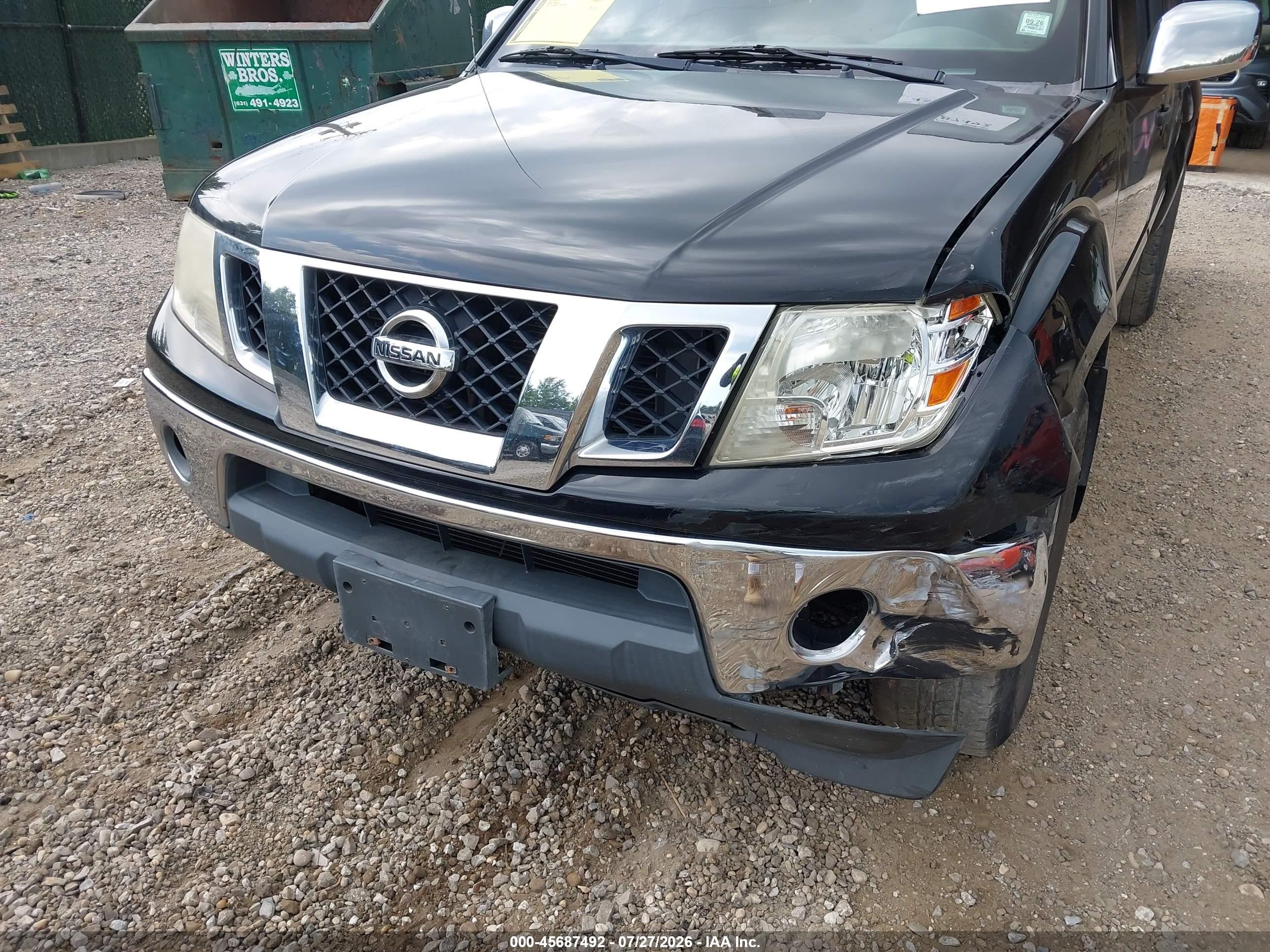 2011 Nissan Frontier Sl Черный vin: 1N6AD0EVXBC445535