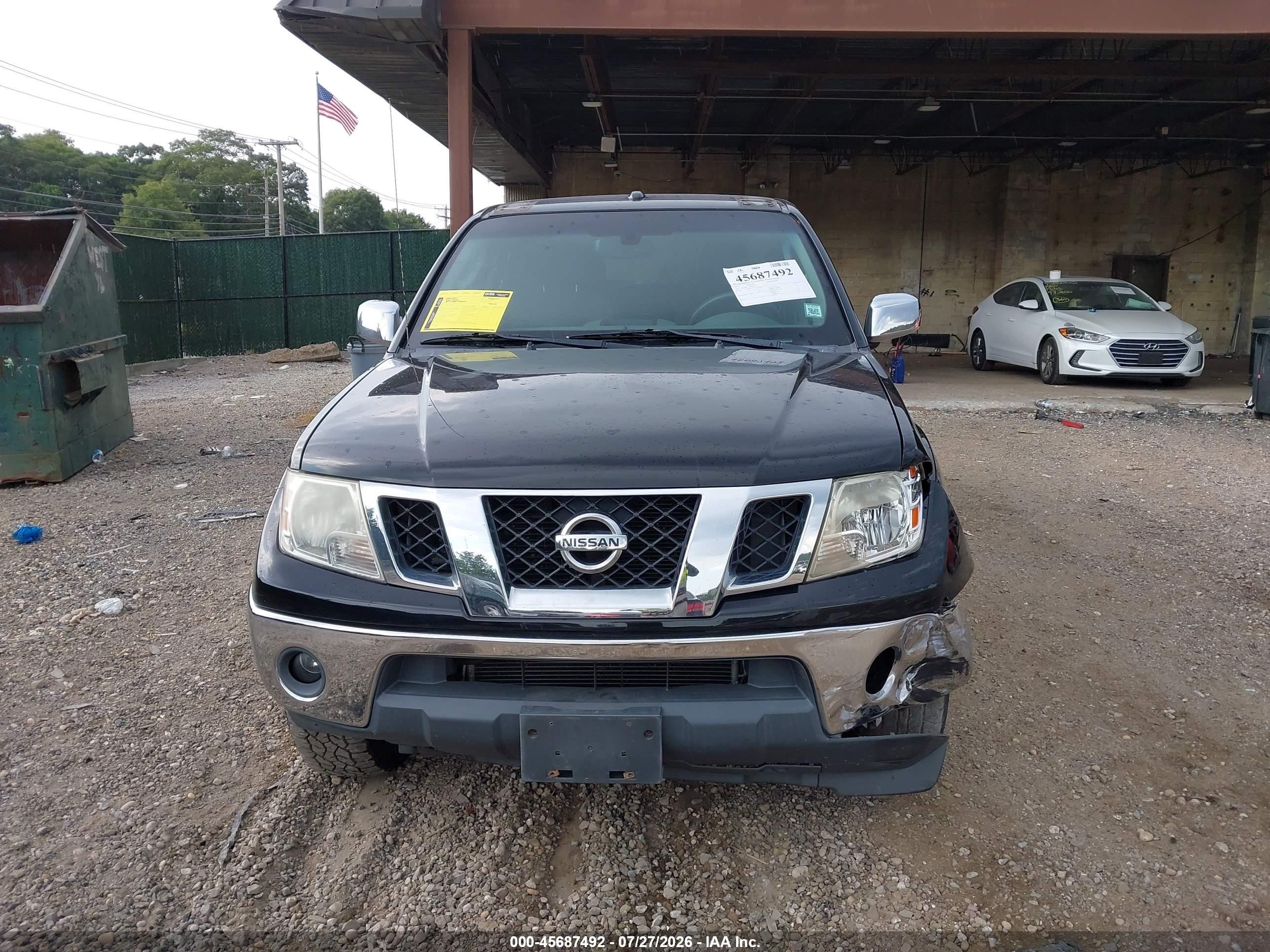 2011 Nissan Frontier Sl Черный vin: 1N6AD0EVXBC445535