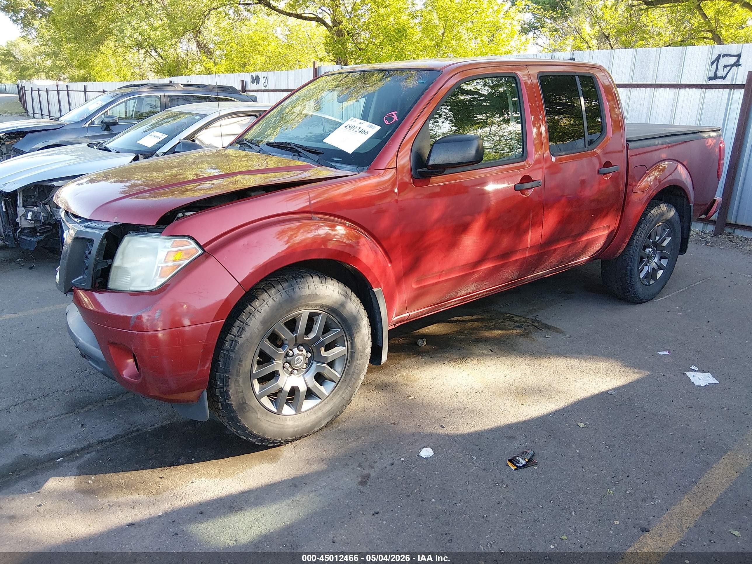 2012 Nissan Frontier Sv Red vin: 1N6AD0EVXCC408308