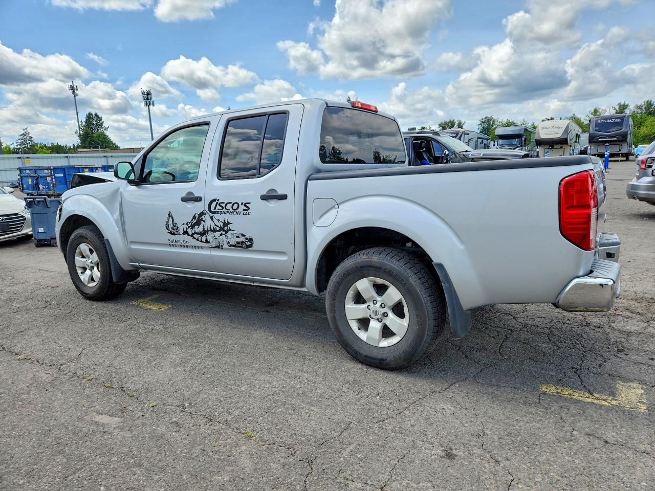 2012 Nissan Frontier S Серебряный vin: 1N6AD0EVXCC432978