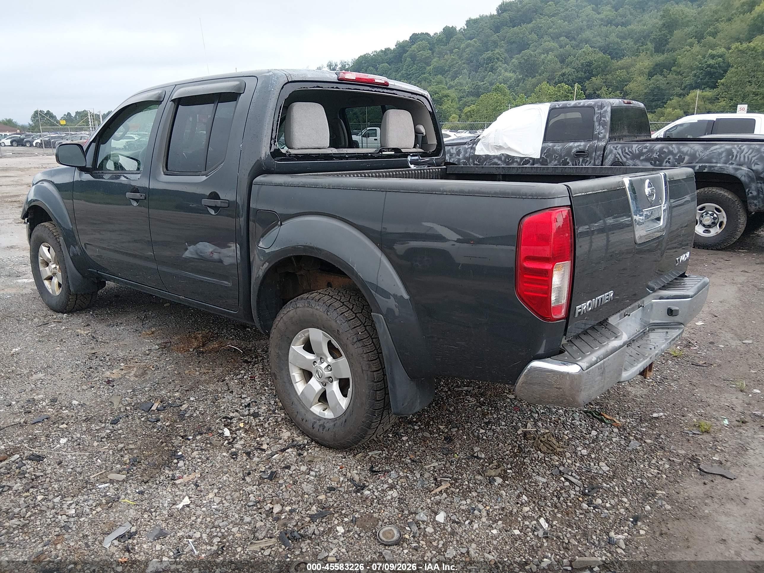 2012 Nissan Frontier Sv Gray vin: 1N6AD0EVXCC441003