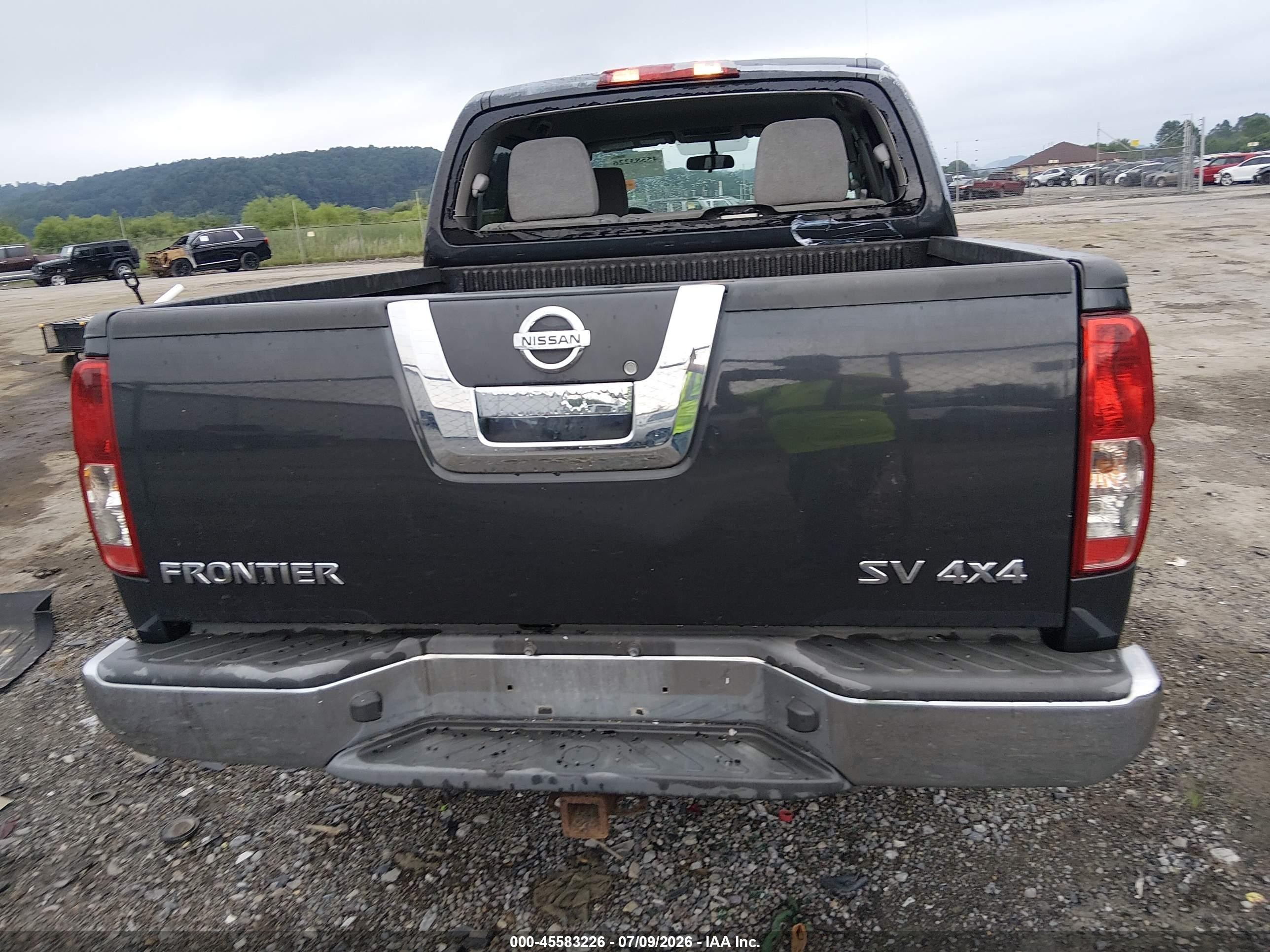 2012 Nissan Frontier Sv Gray vin: 1N6AD0EVXCC441003