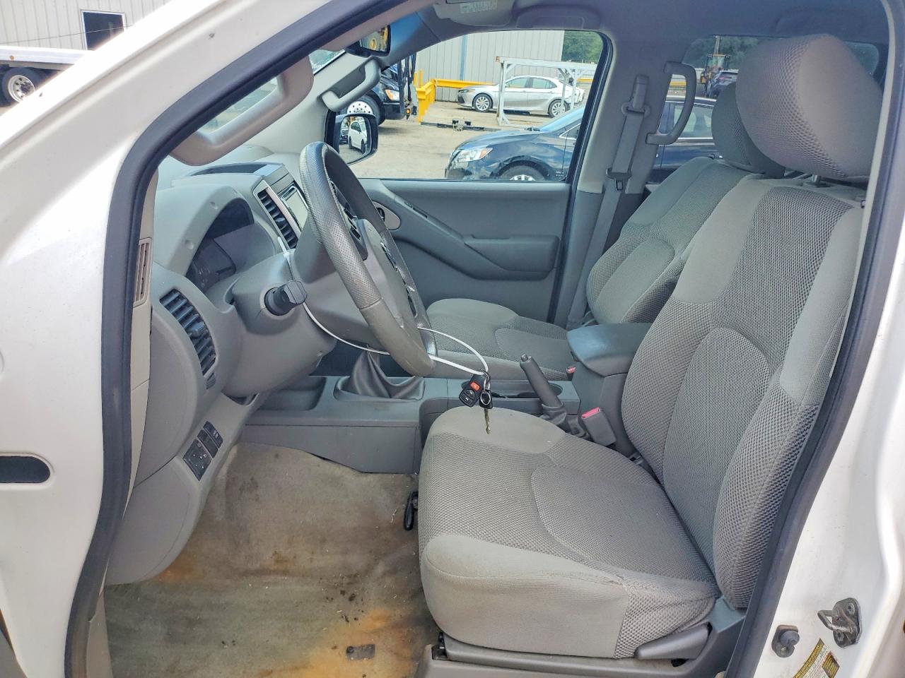 2012 Nissan Frontier S White vin: 1N6AD0EVXCC448078