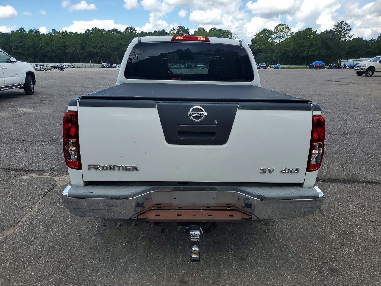 2012 Nissan Frontier S White vin: 1N6AD0EVXCC448078
