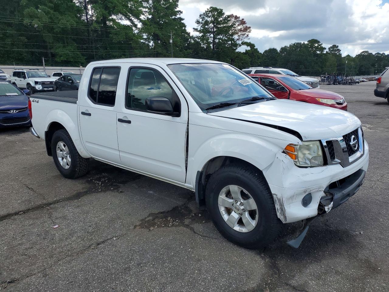 2012 Nissan Frontier S White vin: 1N6AD0EVXCC448078
