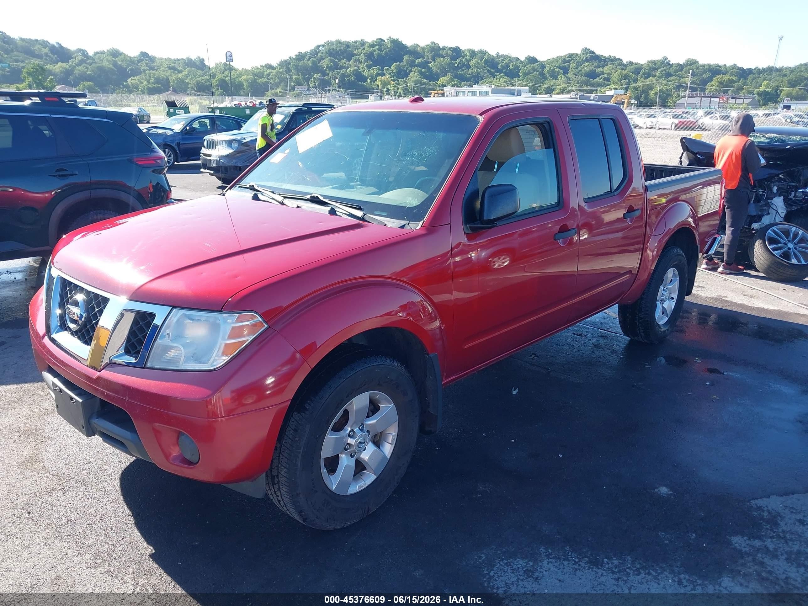 2012 Nissan Frontier Sv Red vin: 1N6AD0EVXCC480965