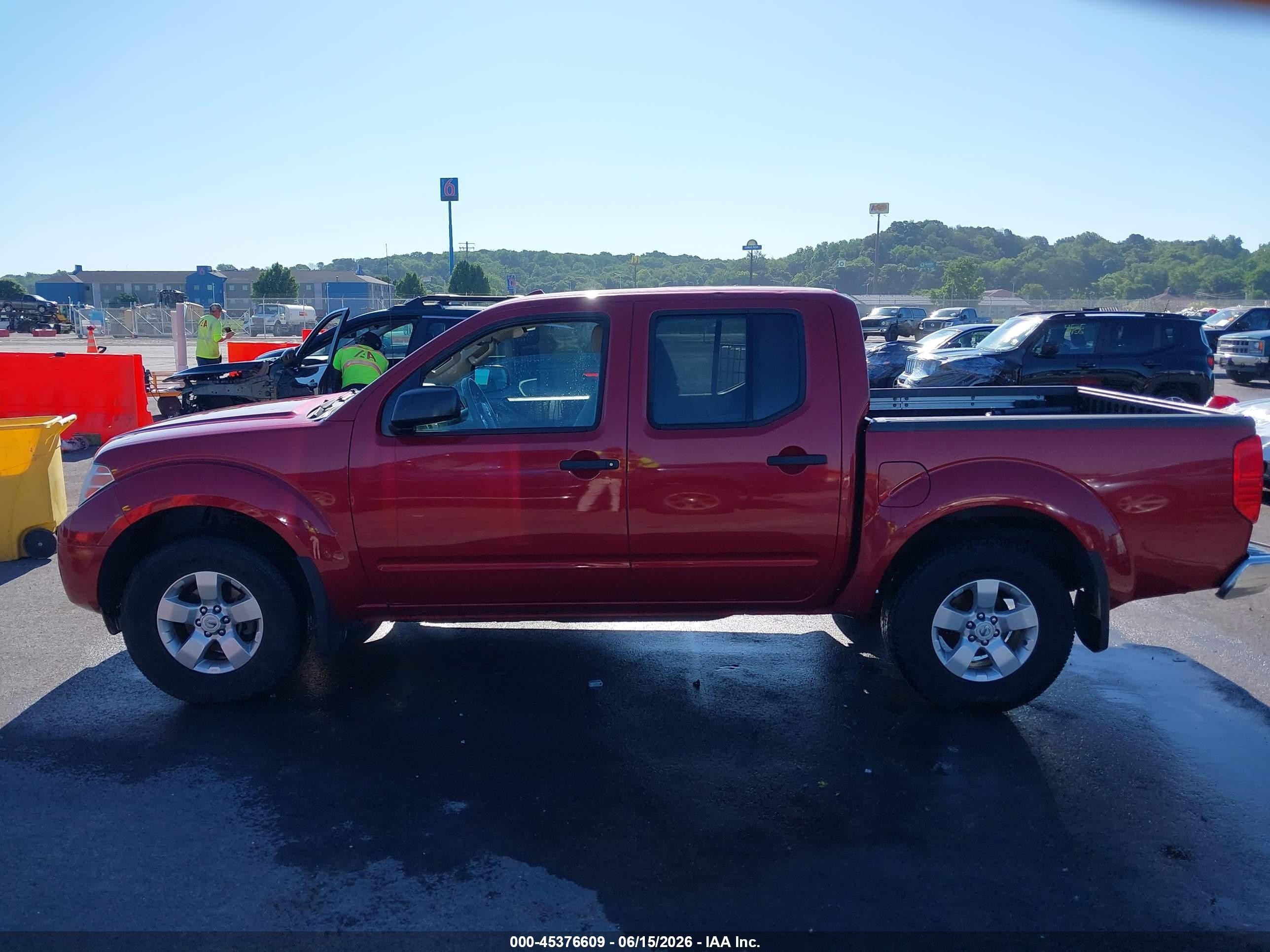 2012 Nissan Frontier Sv Red vin: 1N6AD0EVXCC480965