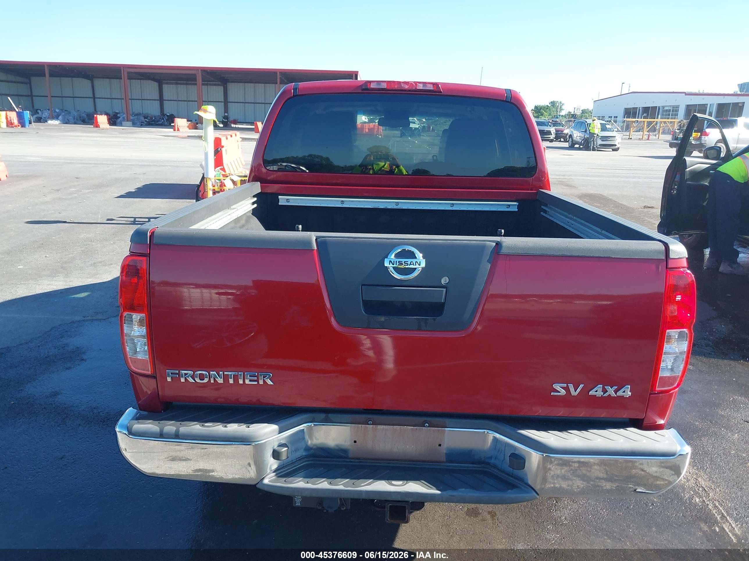 2012 Nissan Frontier Sv Red vin: 1N6AD0EVXCC480965
