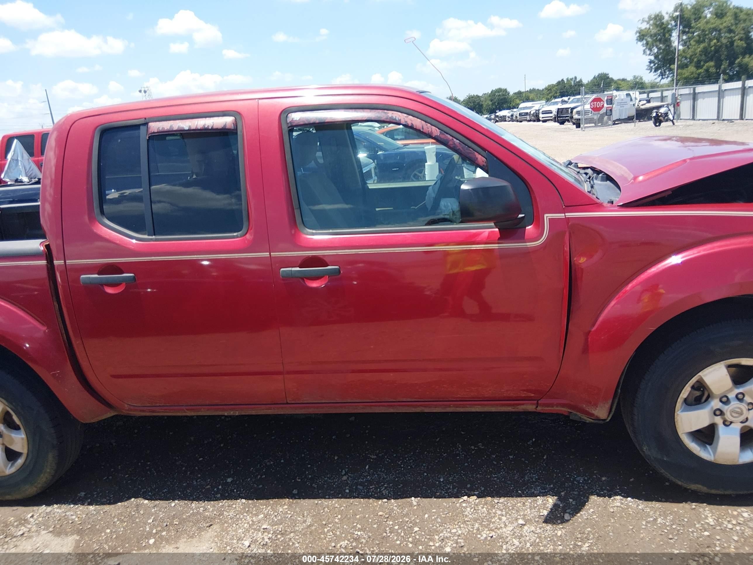 2012 Nissan Frontier Sv Красный vin: 1N6AD0EVXCC483963