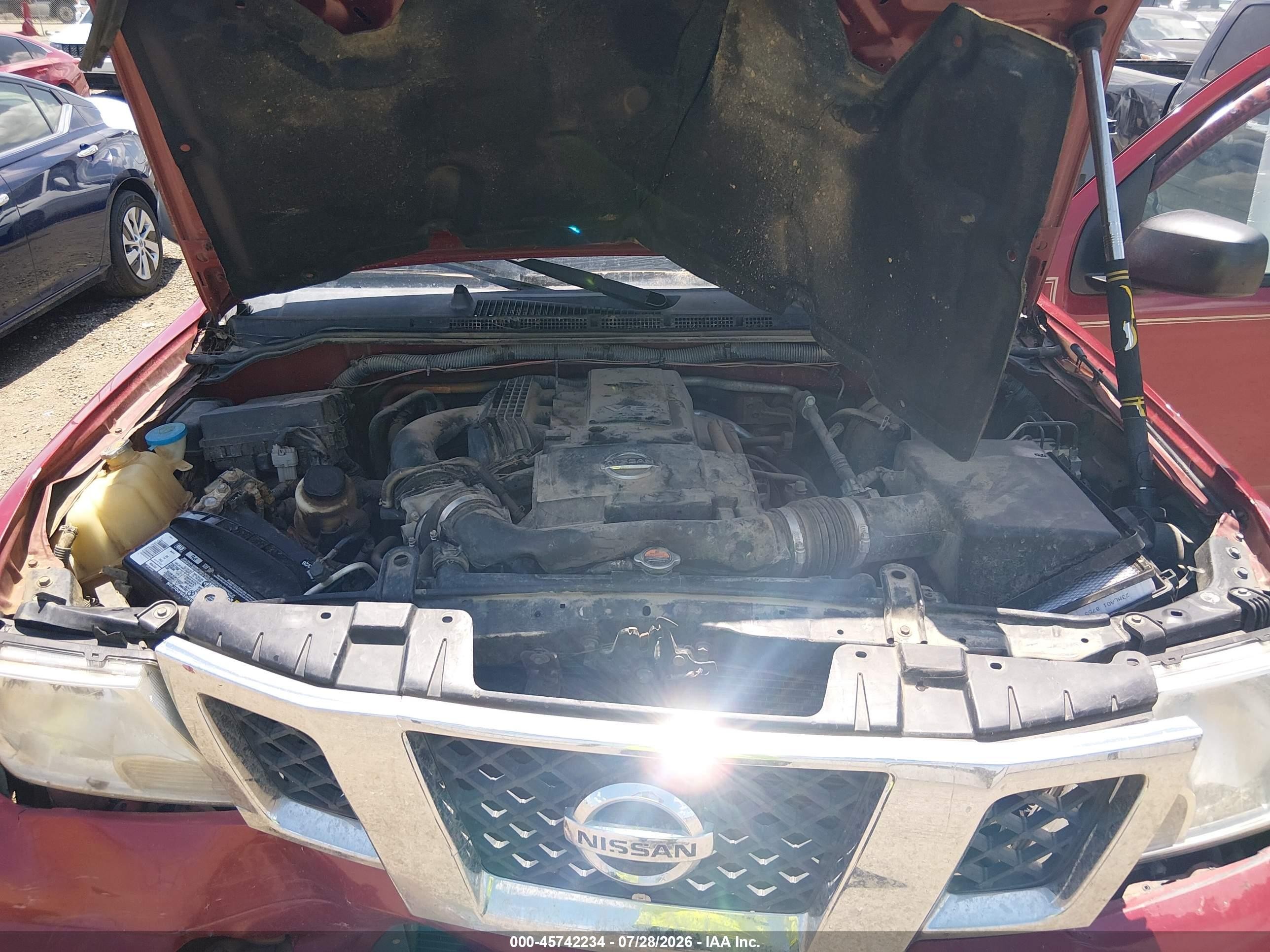 2012 Nissan Frontier Sv Красный vin: 1N6AD0EVXCC483963