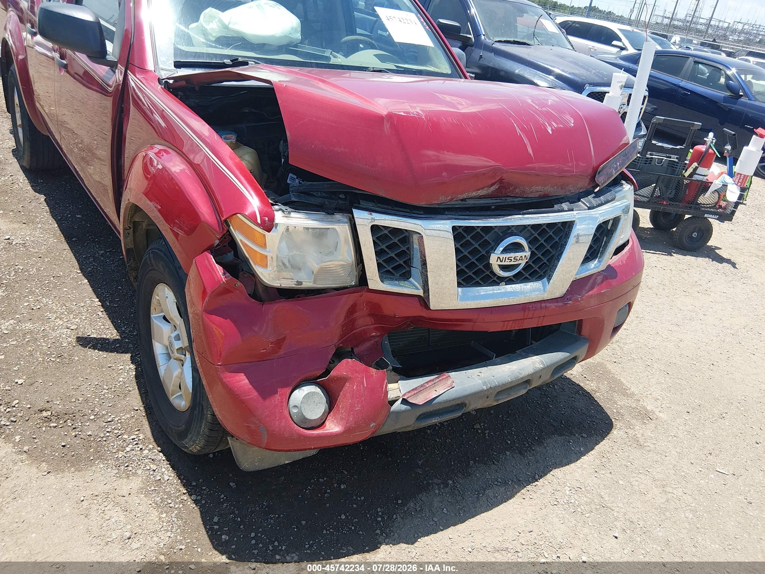 2012 Nissan Frontier Sv Красный vin: 1N6AD0EVXCC483963