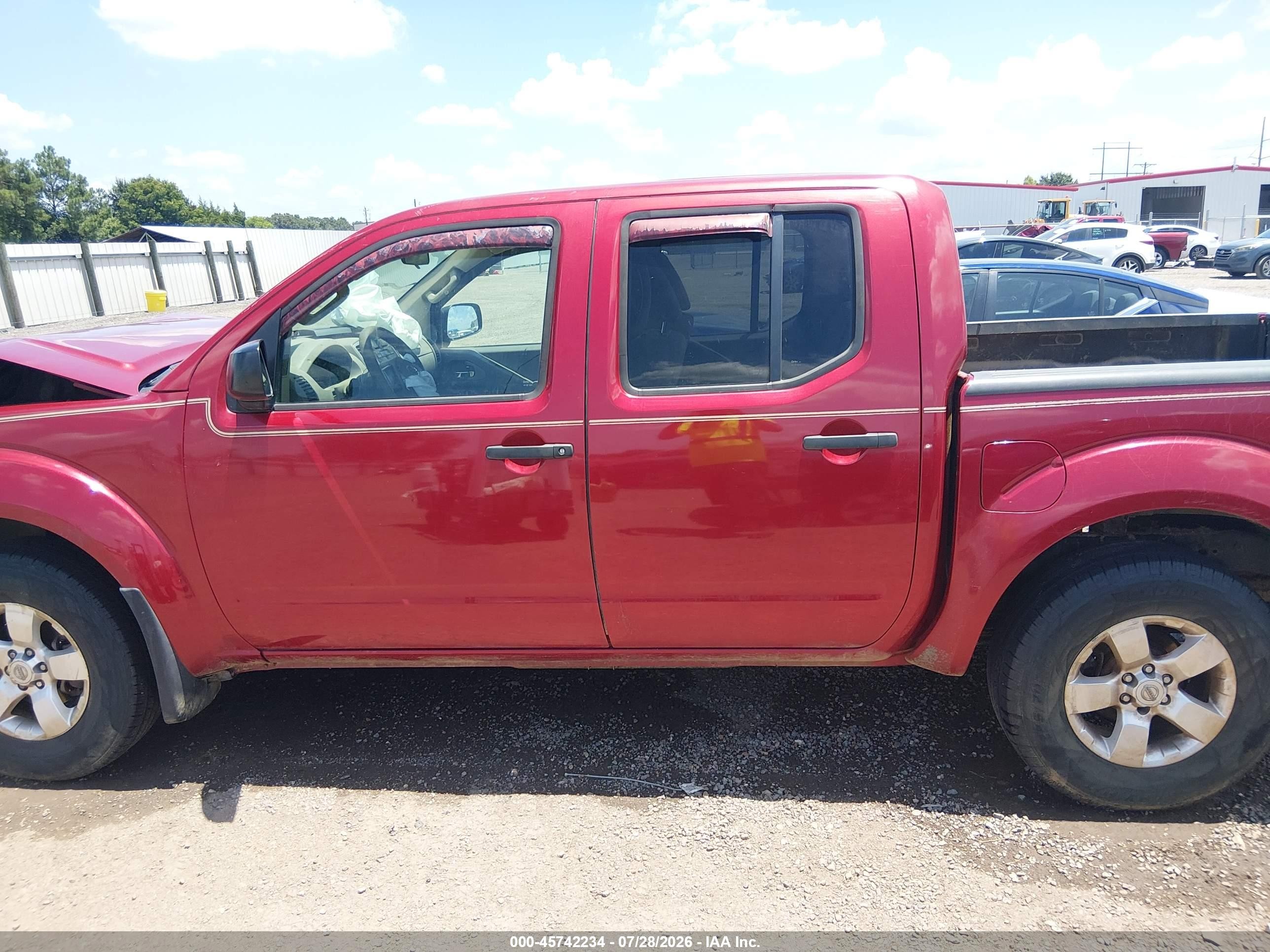 2012 Nissan Frontier Sv Красный vin: 1N6AD0EVXCC483963