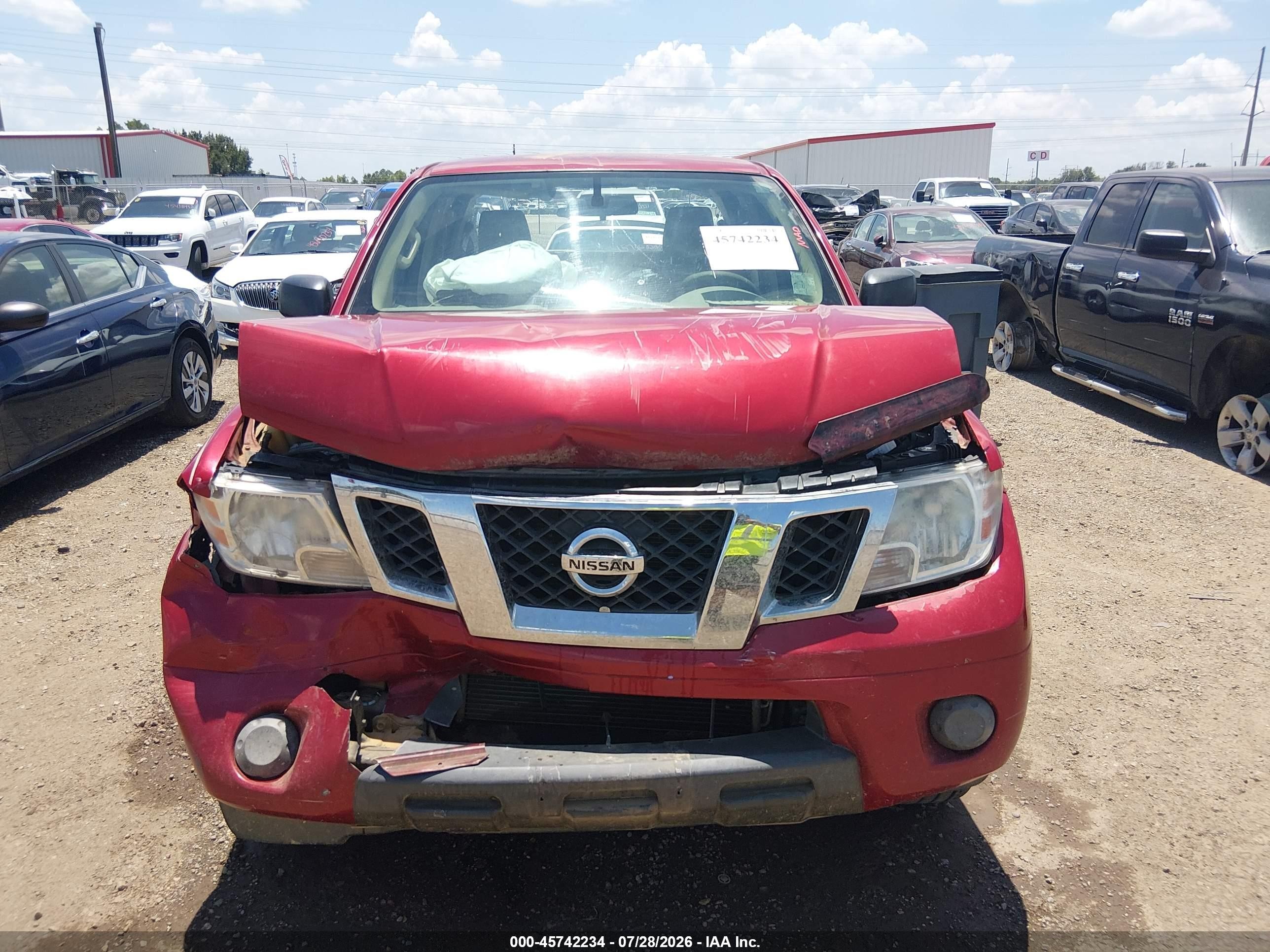 2012 Nissan Frontier Sv Красный vin: 1N6AD0EVXCC483963