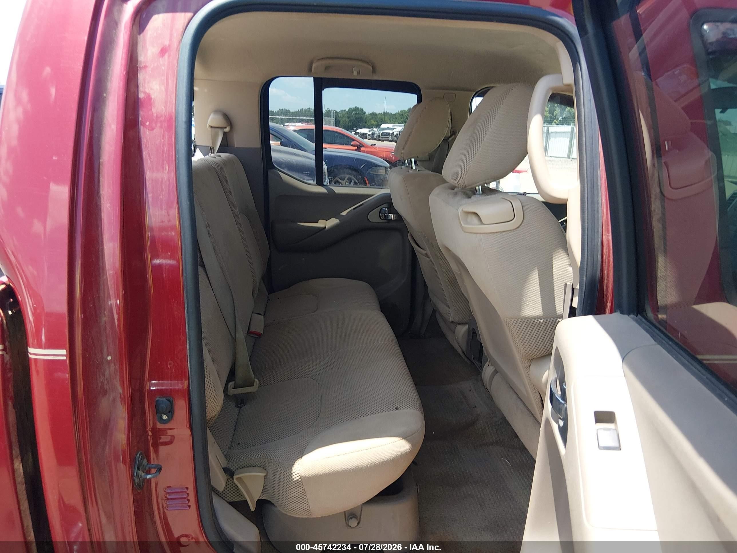 2012 Nissan Frontier Sv Красный vin: 1N6AD0EVXCC483963