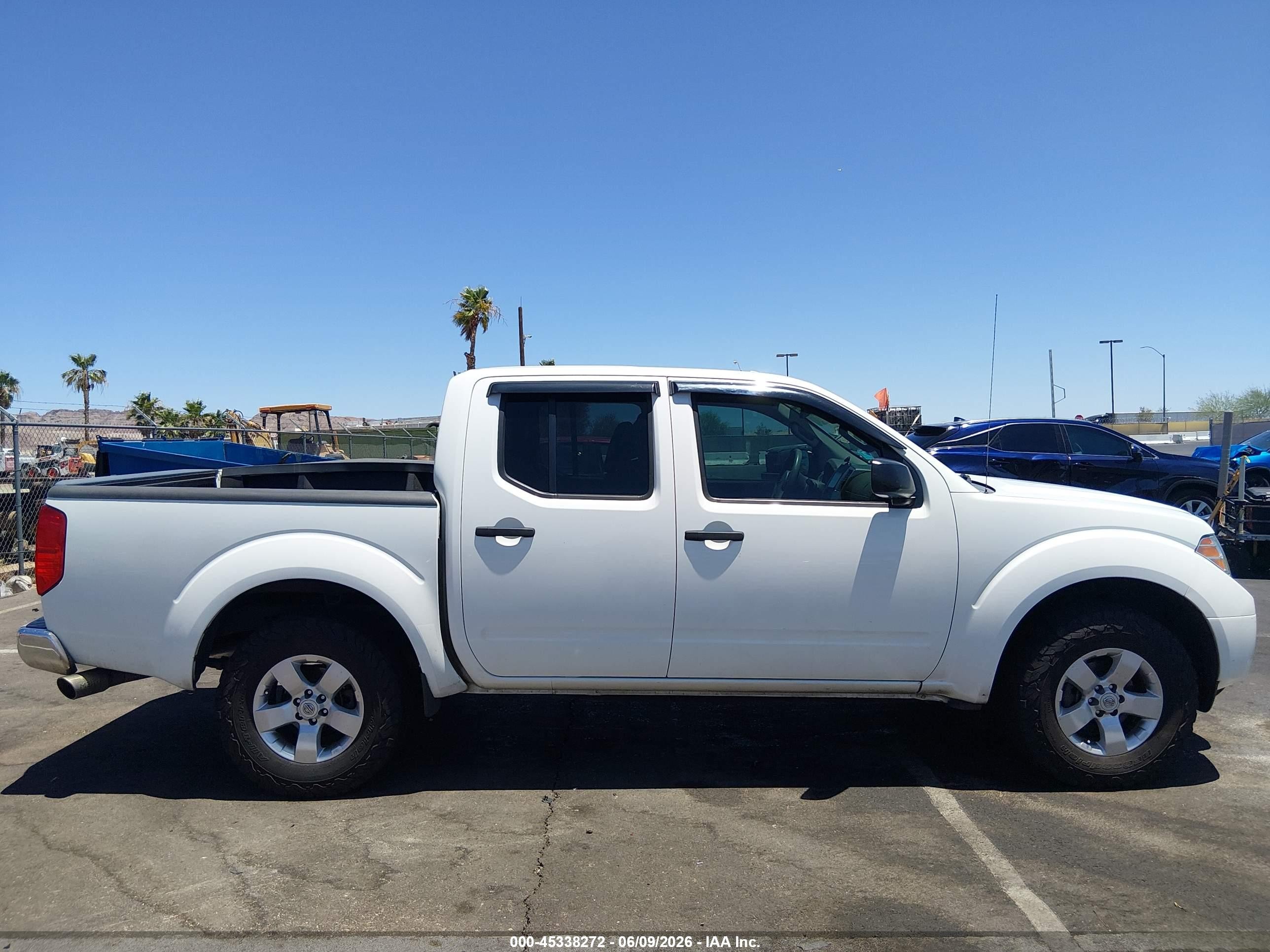 2013 Nissan Frontier Sv White vin: 1N6AD0EVXDN715631