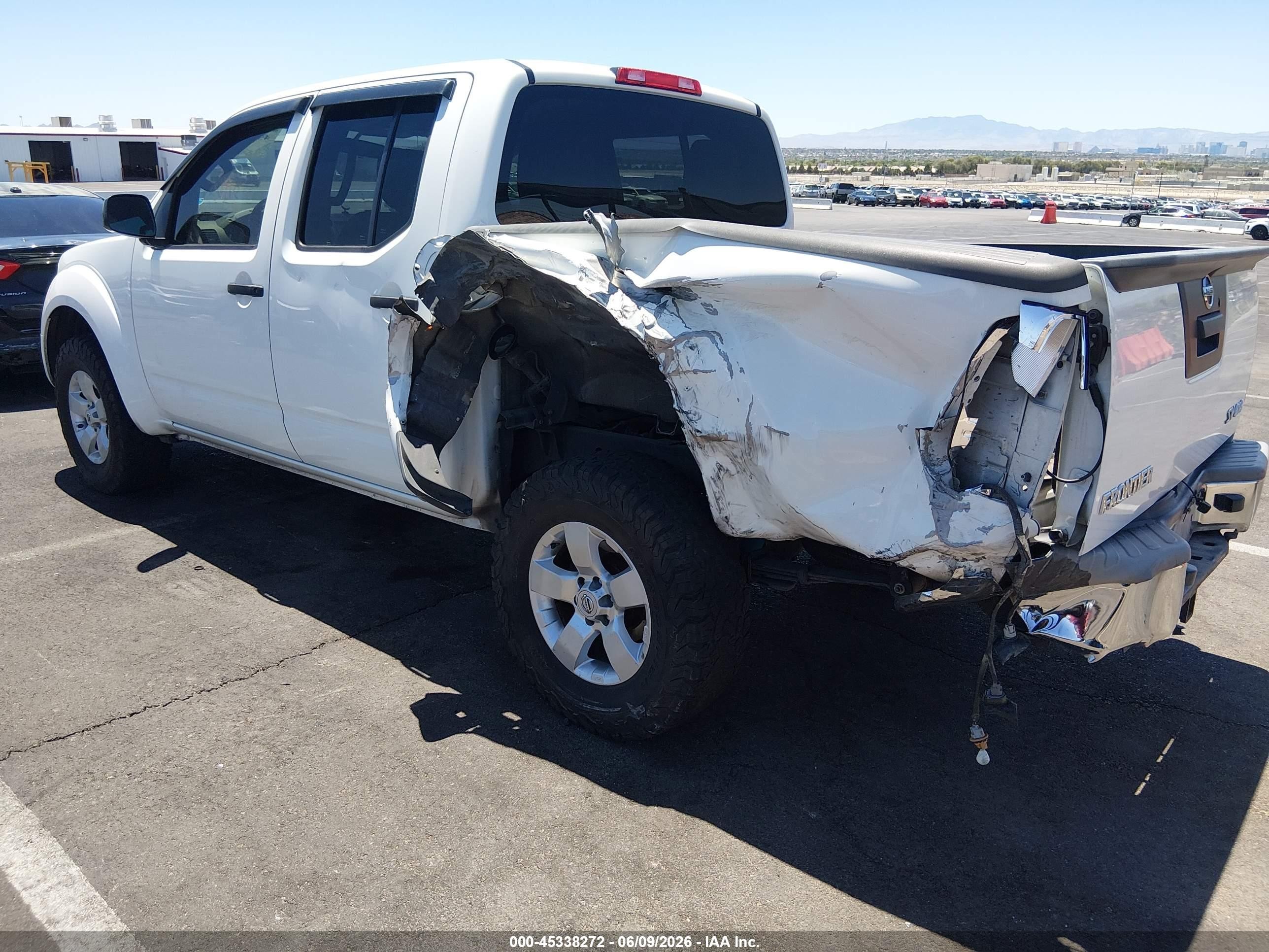 2013 Nissan Frontier Sv White vin: 1N6AD0EVXDN715631
