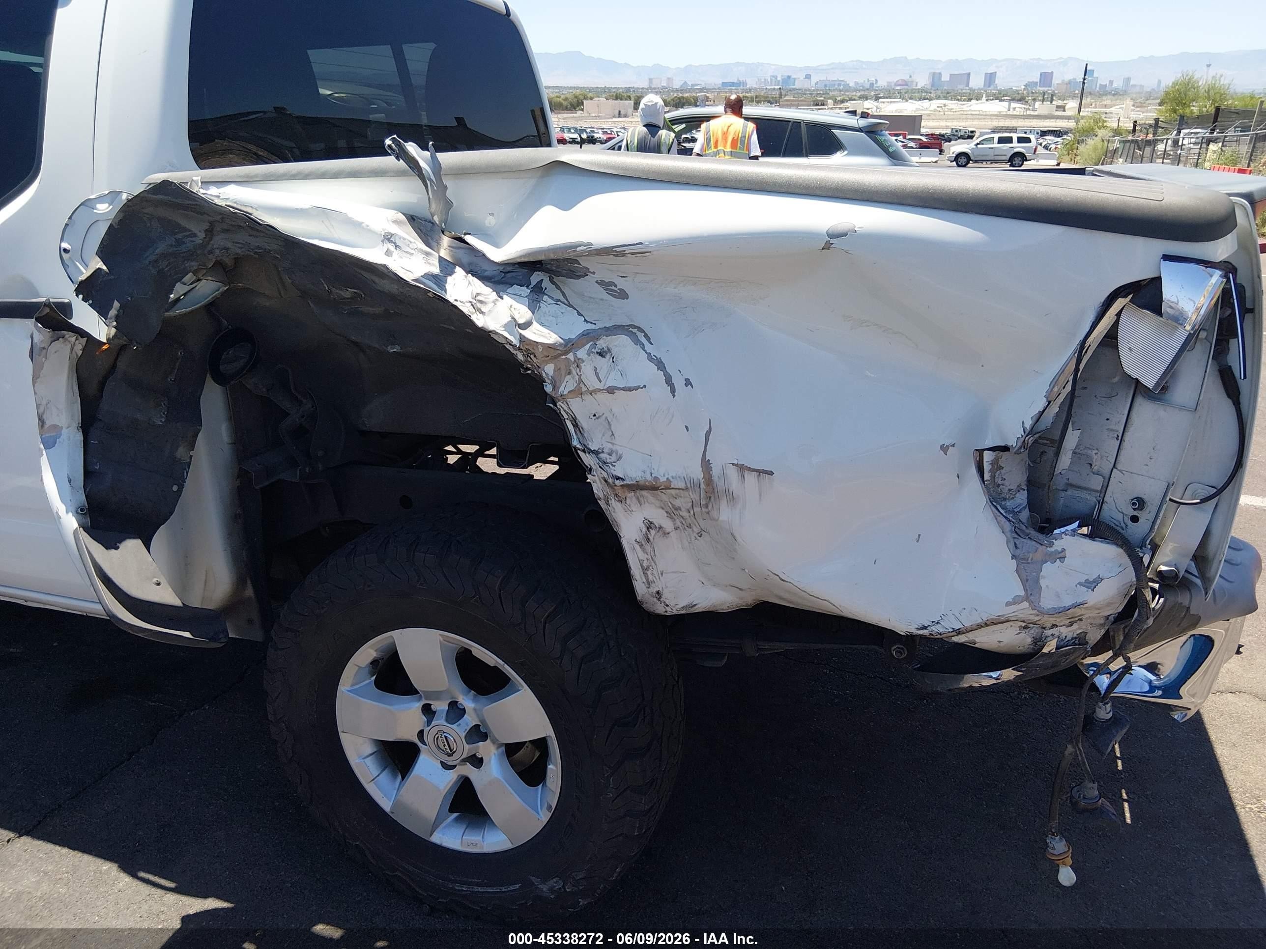 2013 Nissan Frontier Sv White vin: 1N6AD0EVXDN715631