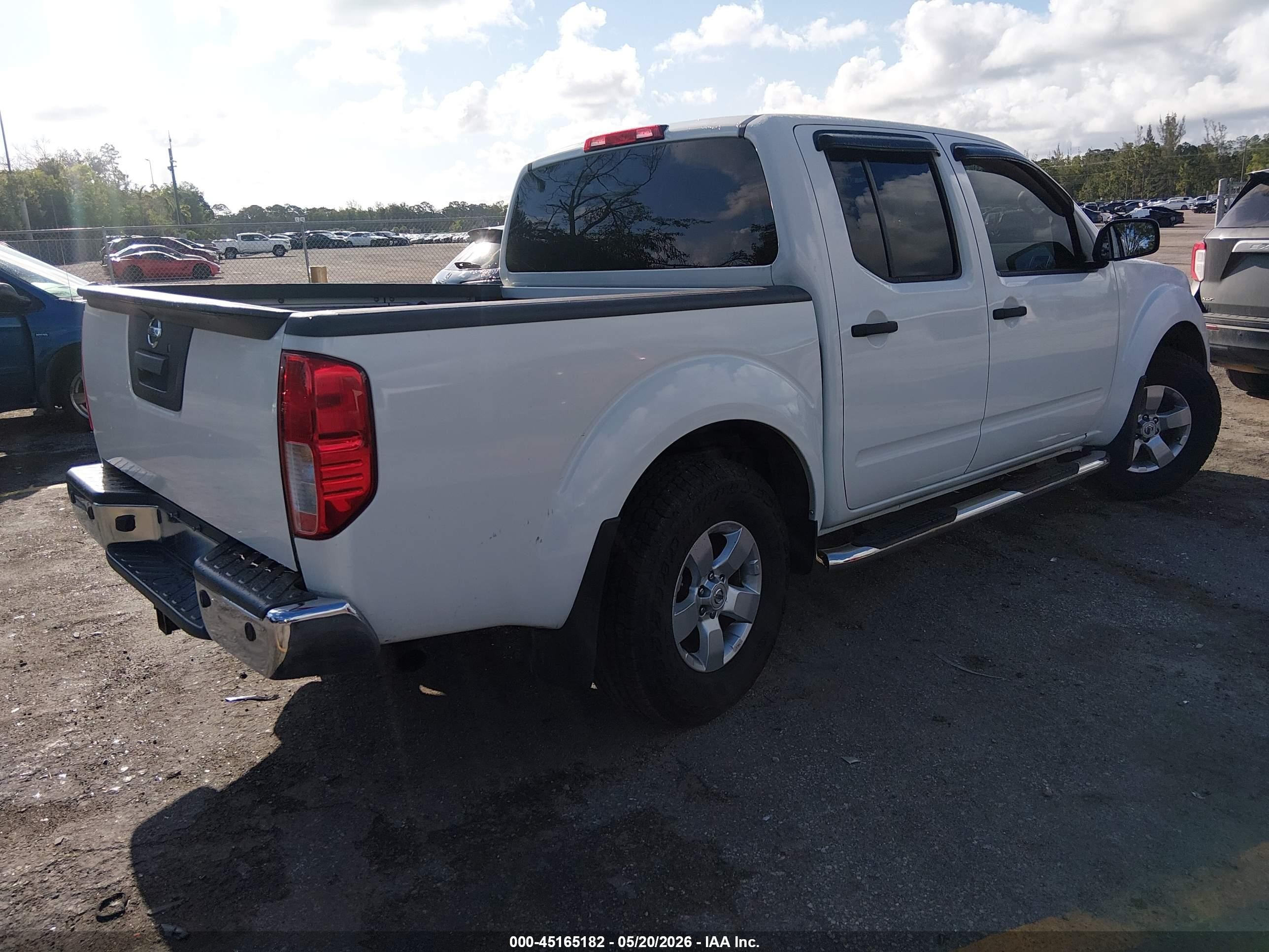 2013 Nissan Frontier Sv White vin: 1N6AD0EVXDN747270