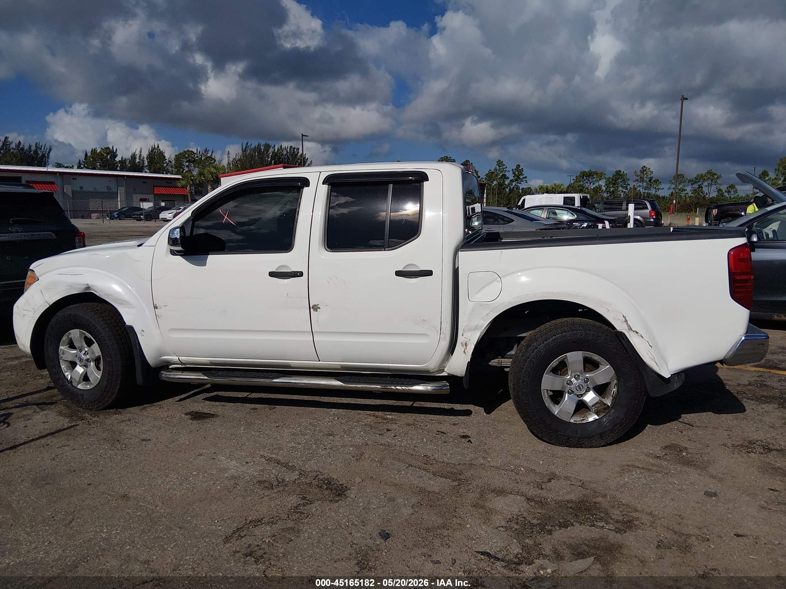 2013 Nissan Frontier Sv White vin: 1N6AD0EVXDN747270