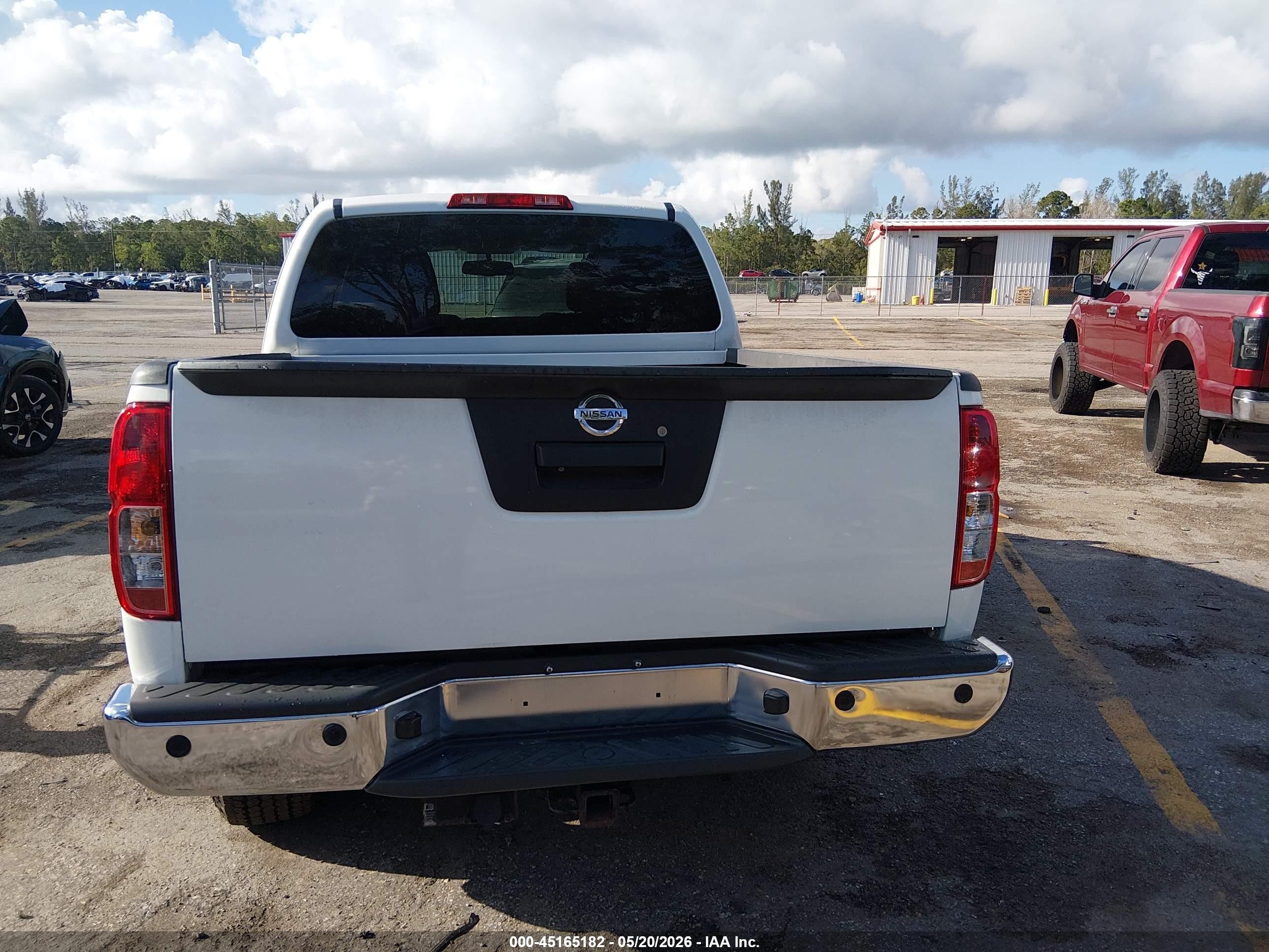 2013 Nissan Frontier Sv White vin: 1N6AD0EVXDN747270