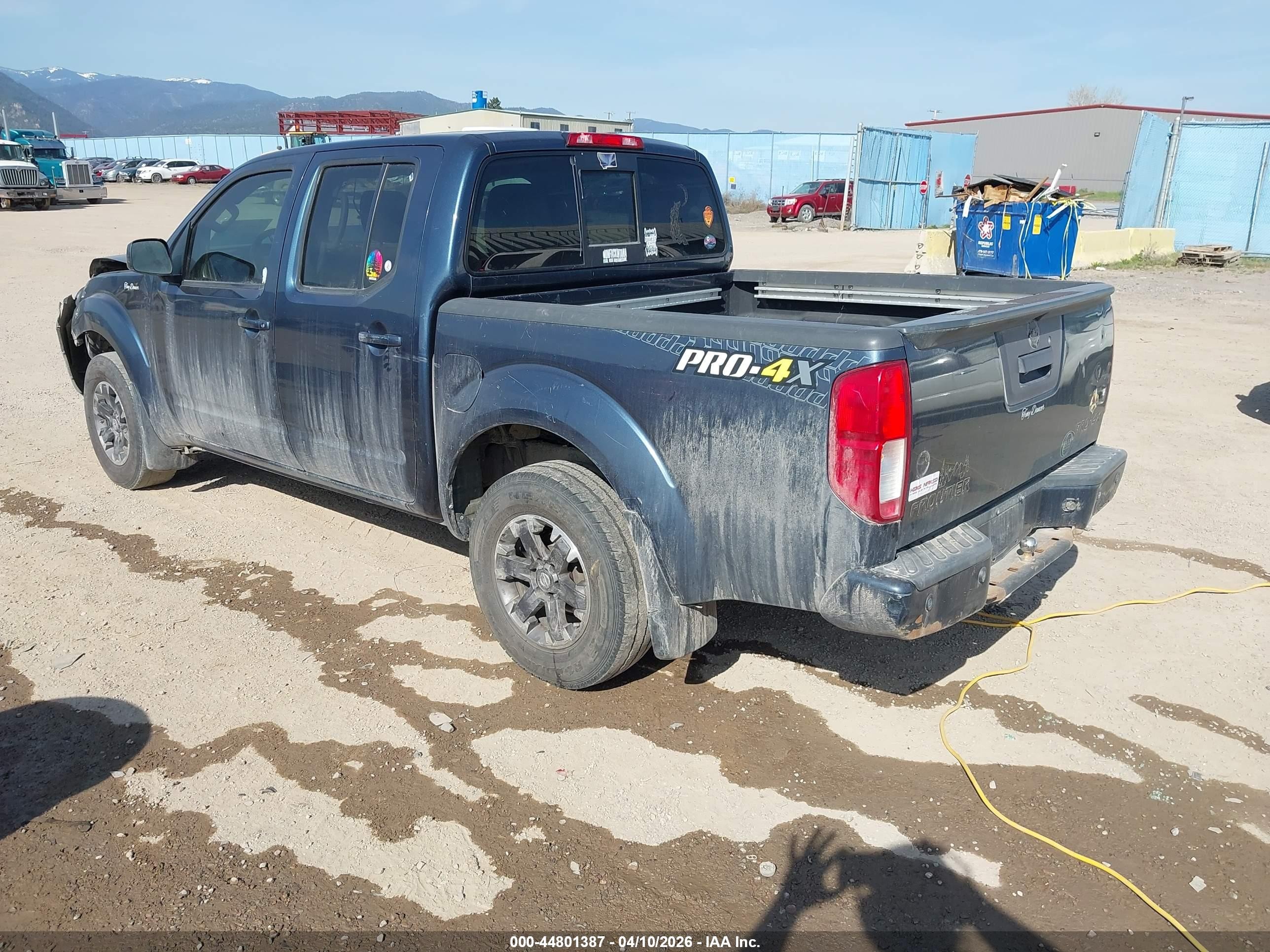 2014 Nissan Frontier Pro-4x Dark Blue vin: 1N6AD0EVXEN715470