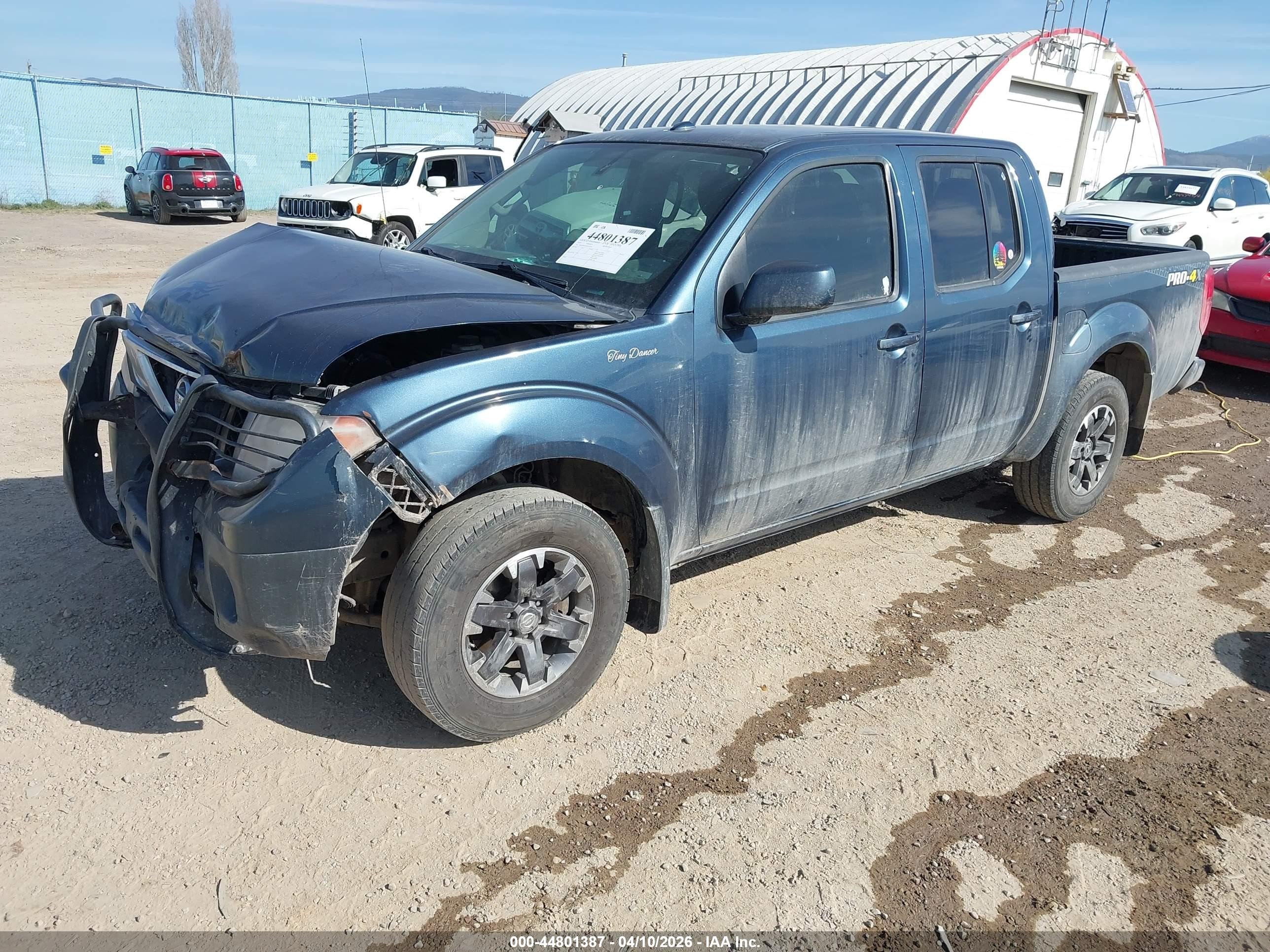 2014 Nissan Frontier Pro-4x Dark Blue vin: 1N6AD0EVXEN715470
