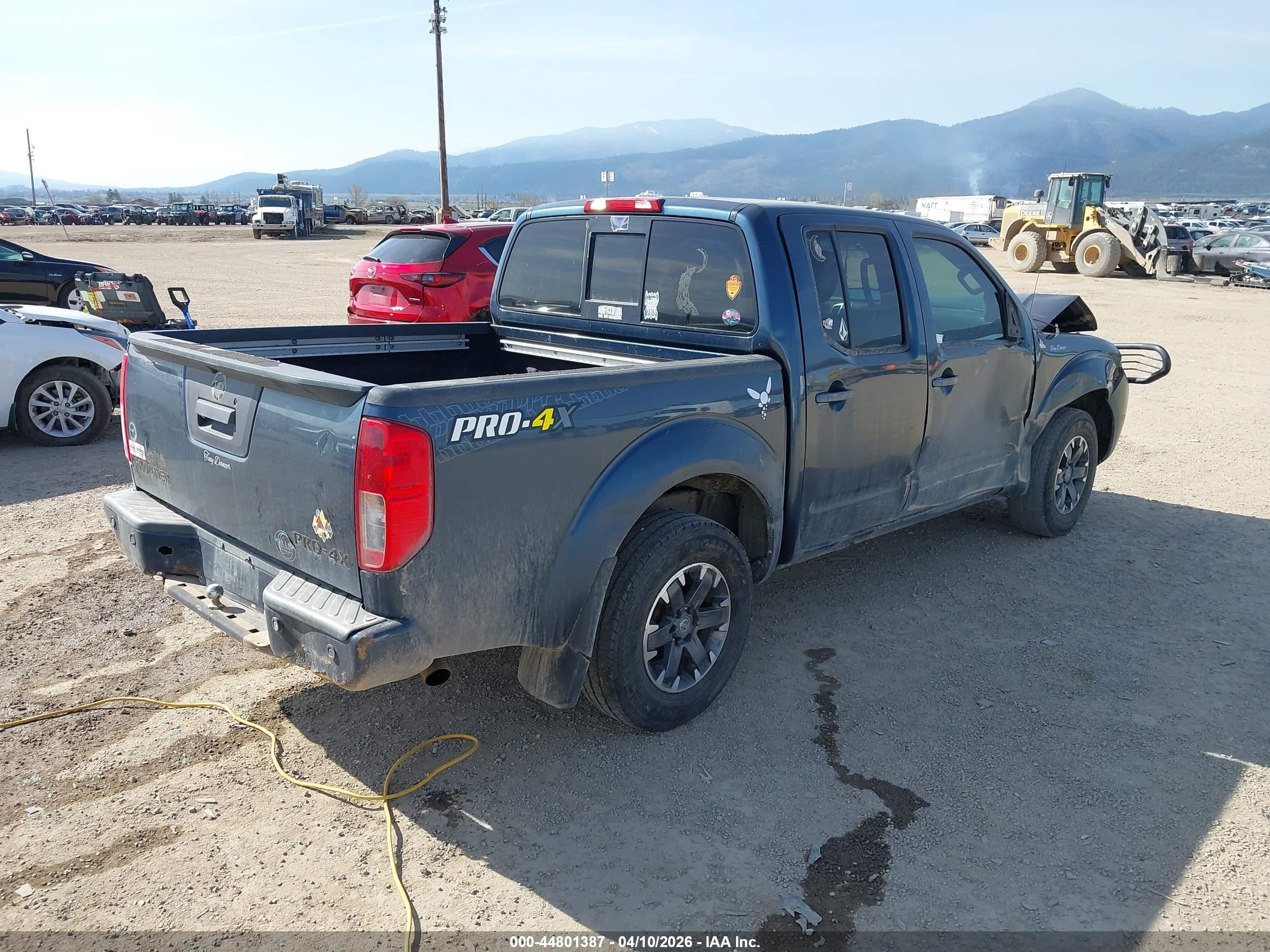 2014 Nissan Frontier Pro-4x Dark Blue vin: 1N6AD0EVXEN715470