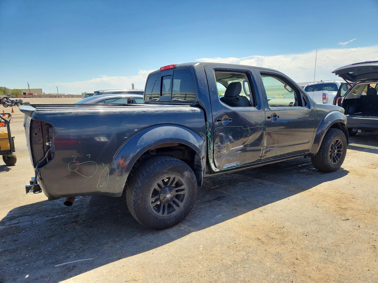 2014 Nissan Frontier Sv Black vin: 1N6AD0EVXEN723827