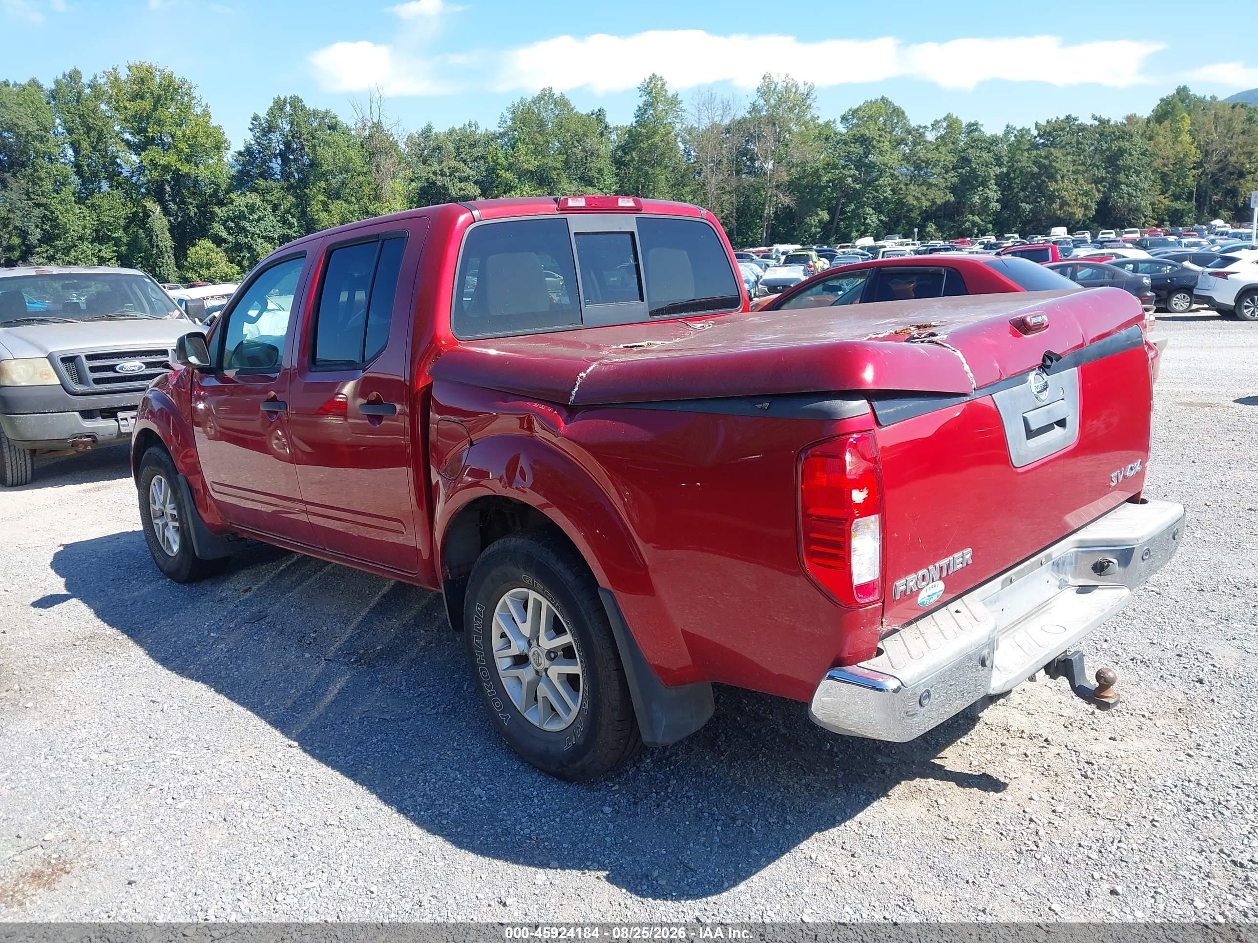 2014 Nissan Frontier Sv Красный vin: 1N6AD0EVXEN733323
