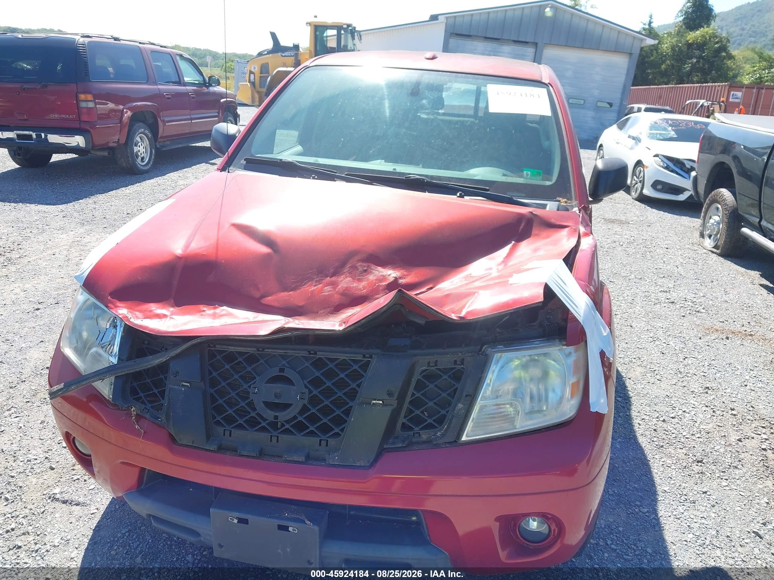 2014 Nissan Frontier Sv Красный vin: 1N6AD0EVXEN733323