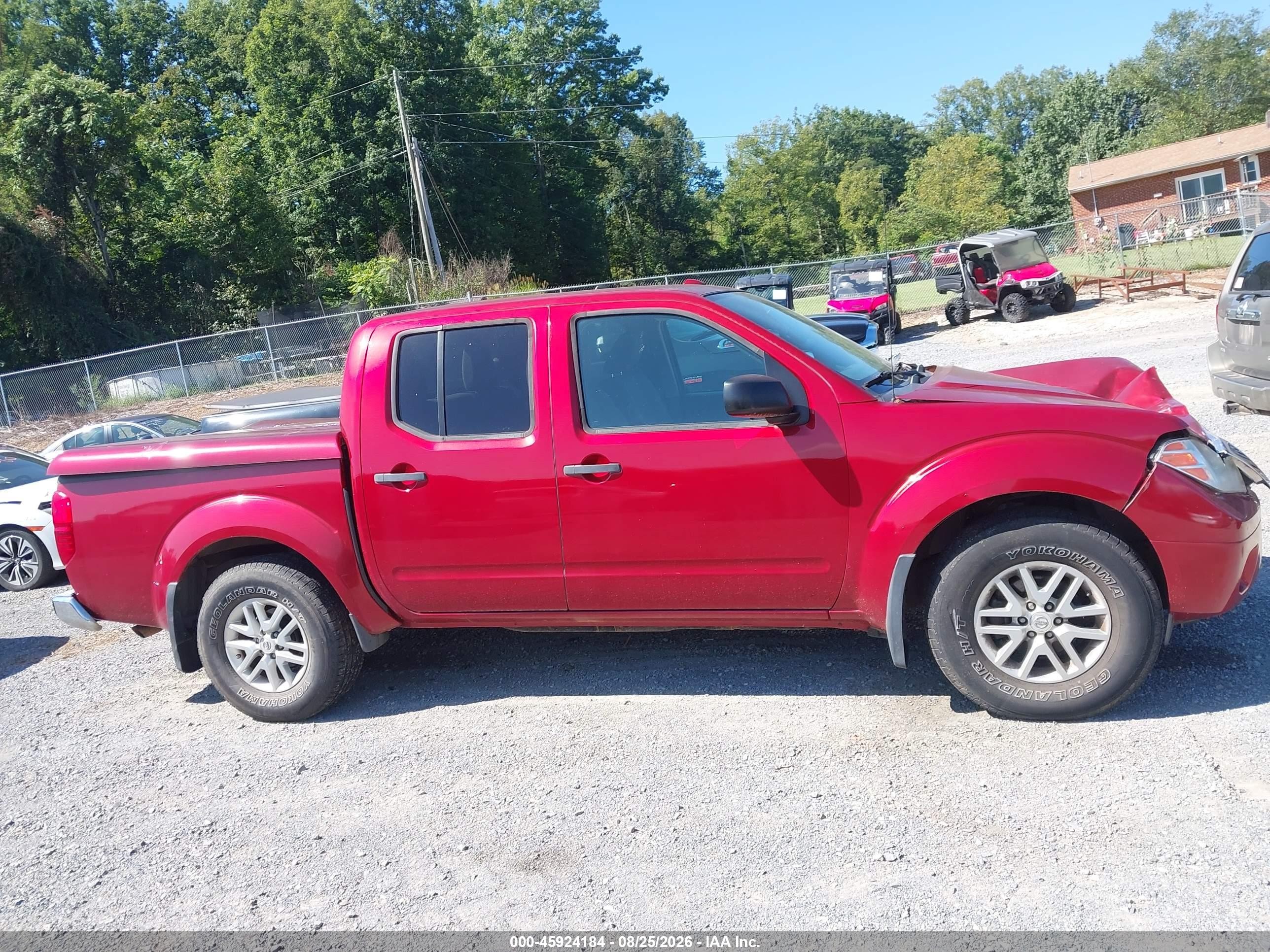 2014 Nissan Frontier Sv Красный vin: 1N6AD0EVXEN733323