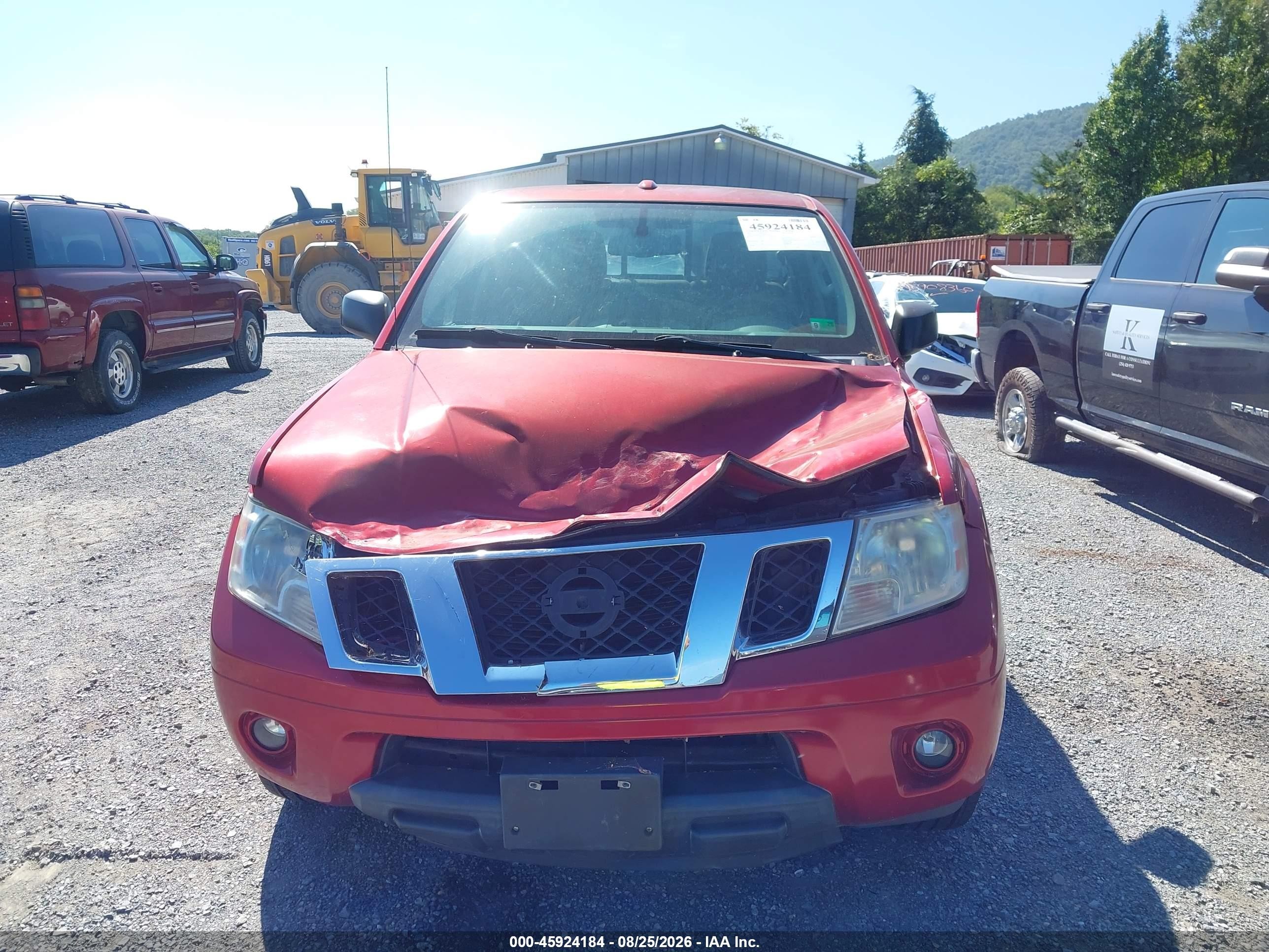 2014 Nissan Frontier Sv Красный vin: 1N6AD0EVXEN733323