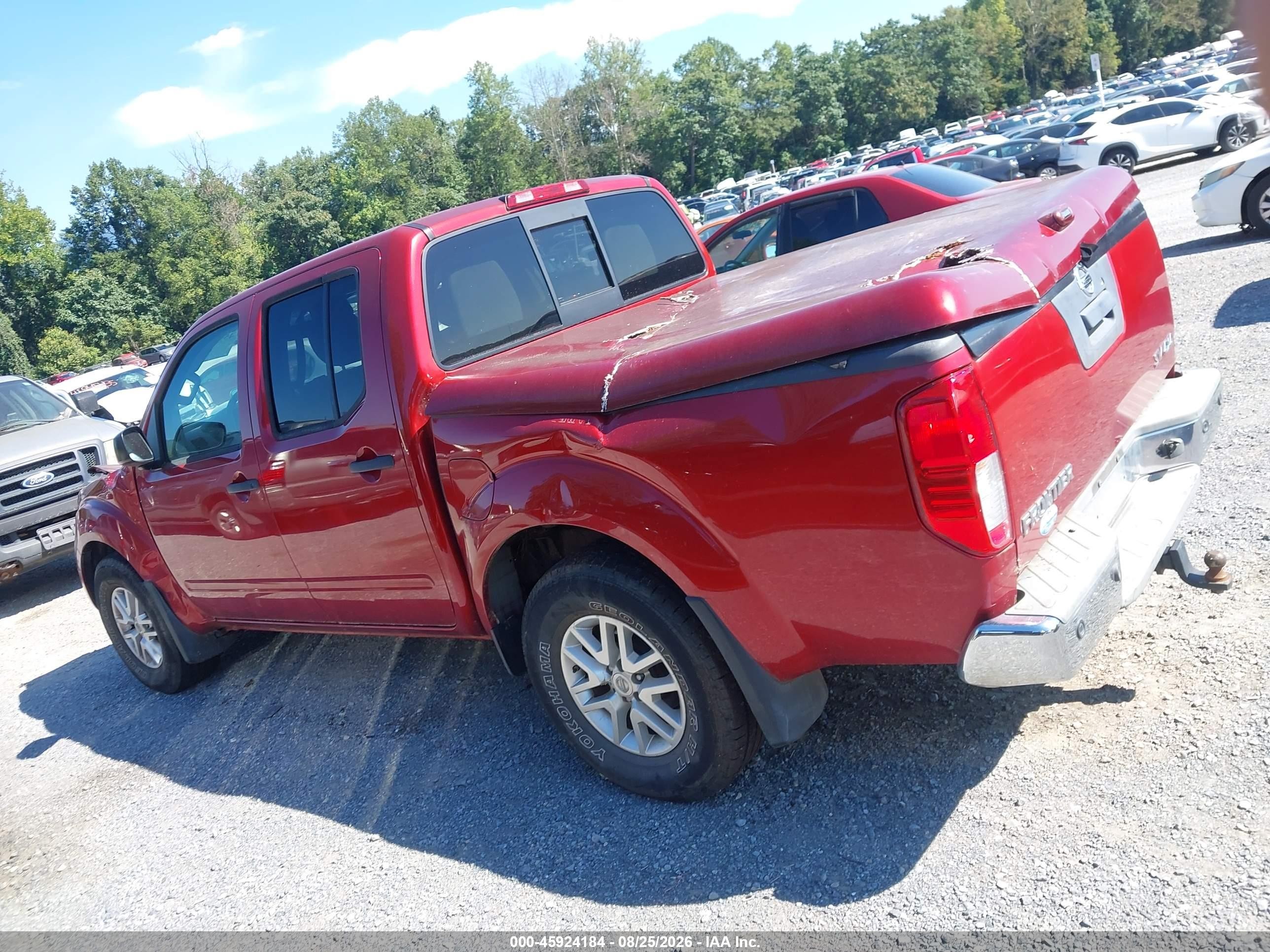 2014 Nissan Frontier Sv Красный vin: 1N6AD0EVXEN733323