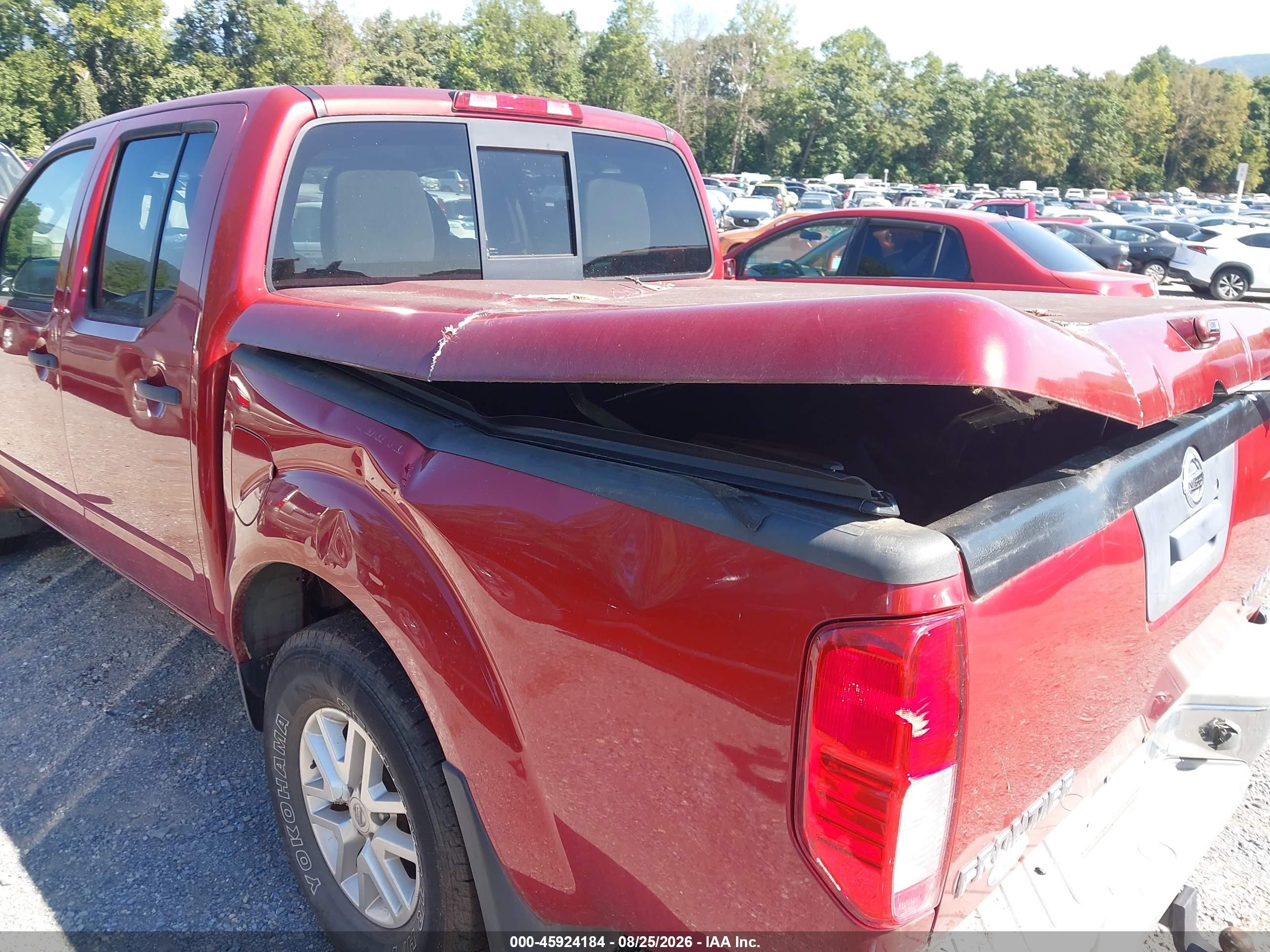 2014 Nissan Frontier Sv Красный vin: 1N6AD0EVXEN733323