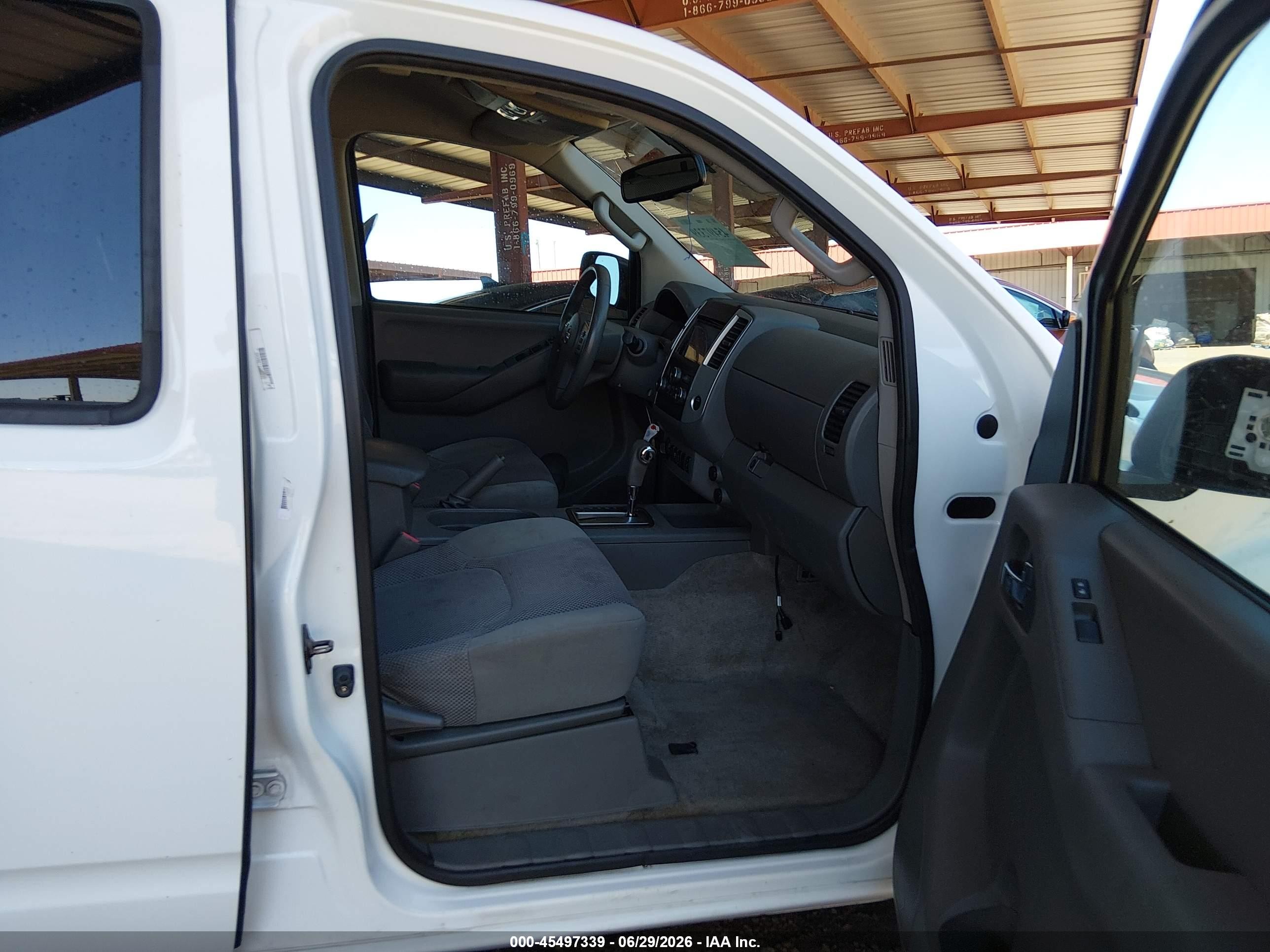 2014 Nissan Frontier Sv White vin: 1N6AD0EVXEN744516