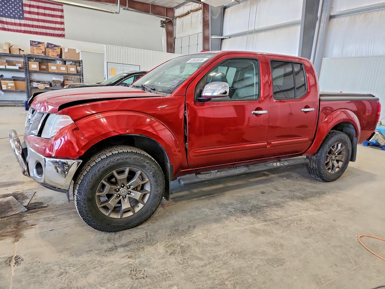 2014 Nissan Frontier Sl Red vin: 1N6AD0EVXEN756486
