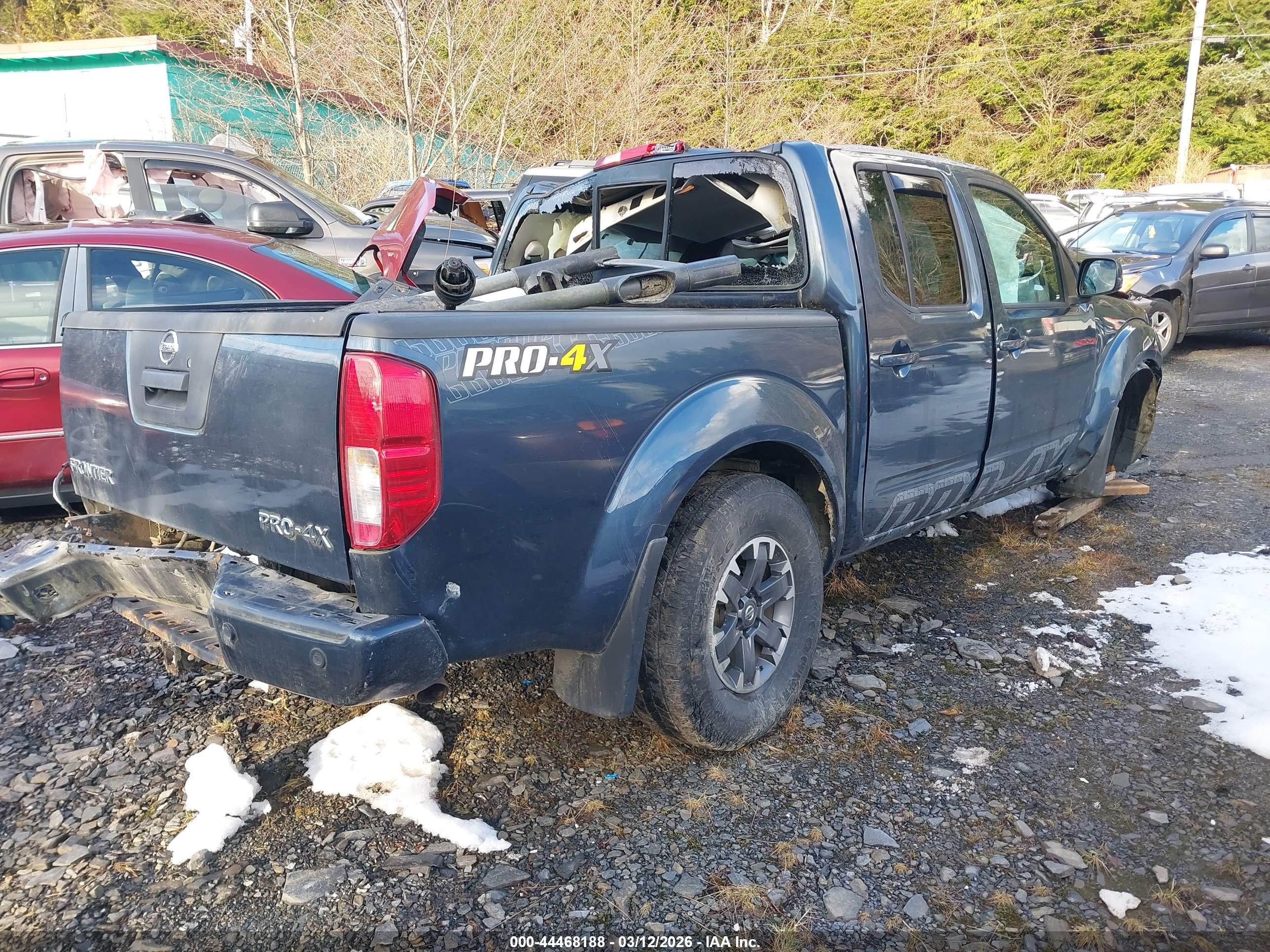 2014 Nissan Frontier Pro-4x Dark Blue vin: 1N6AD0EVXEN758660