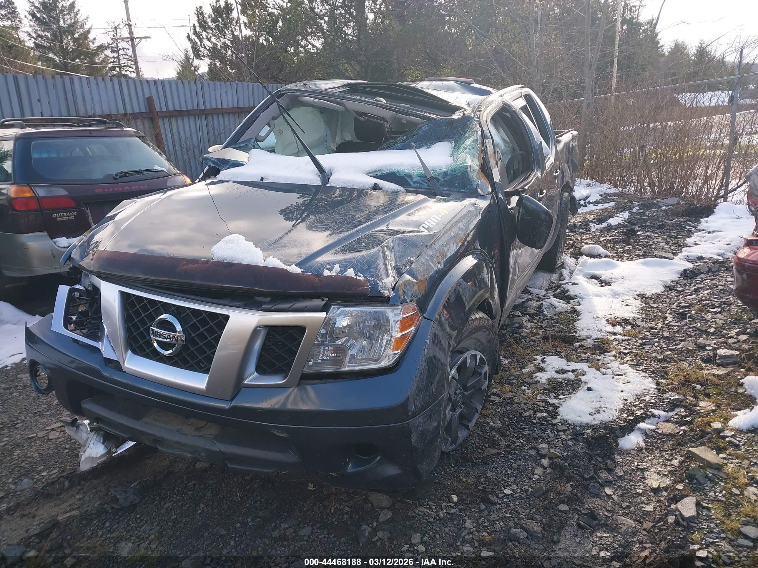 2014 Nissan Frontier Pro-4x Dark Blue vin: 1N6AD0EVXEN758660