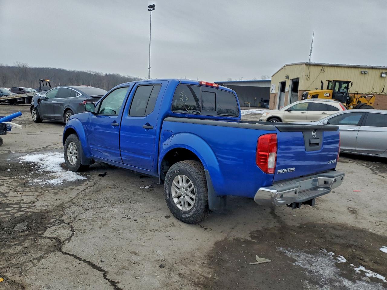 2015 Nissan Frontier S Blue vin: 1N6AD0EVXFN702283