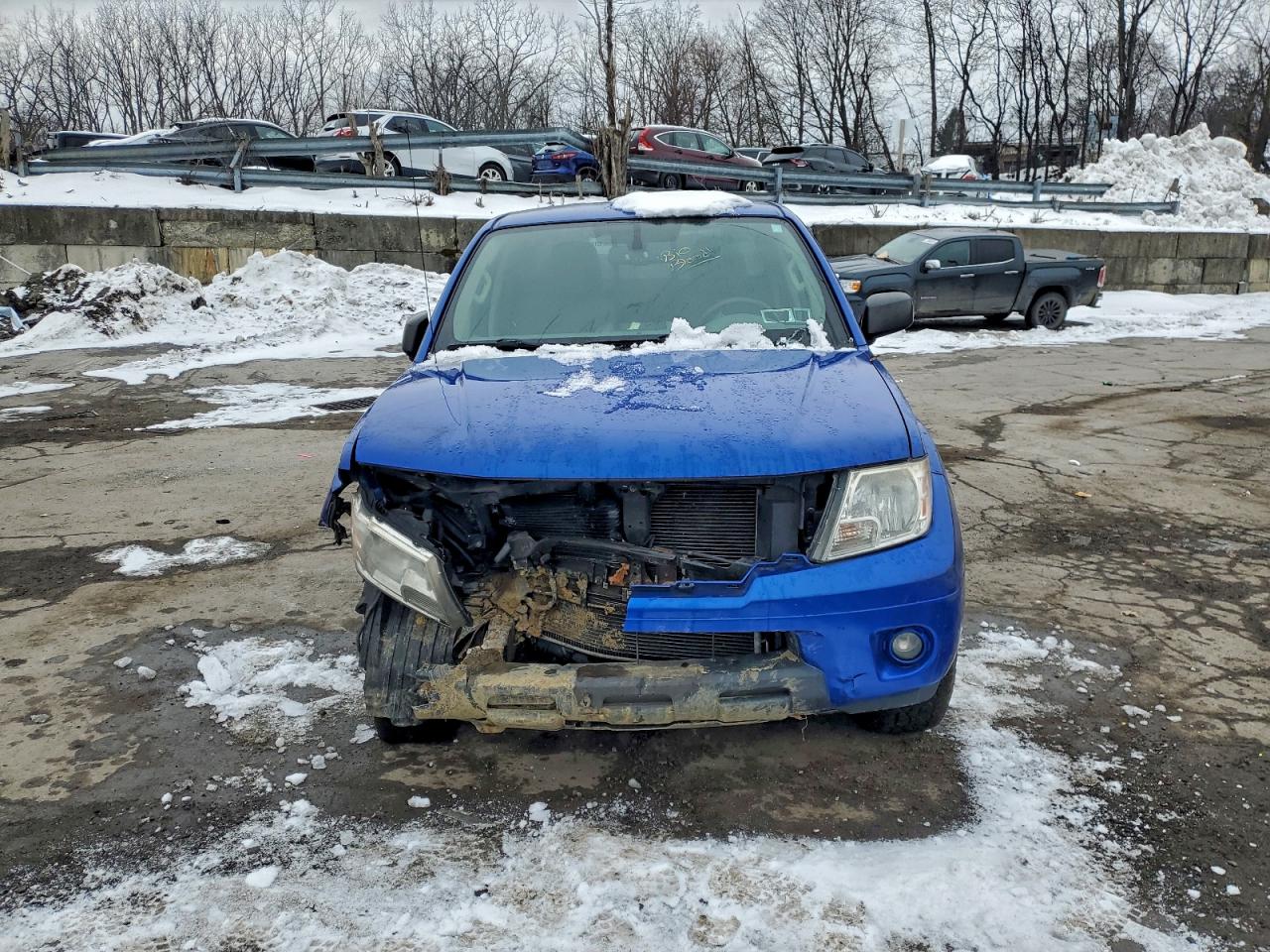 2015 Nissan Frontier S Blue vin: 1N6AD0EVXFN702283