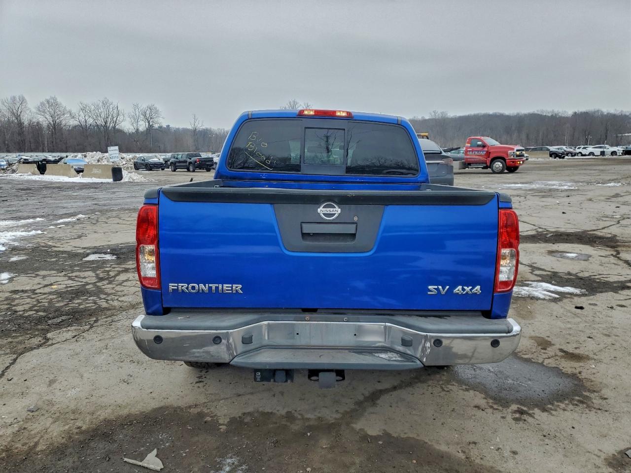 2015 Nissan Frontier S Blue vin: 1N6AD0EVXFN702283