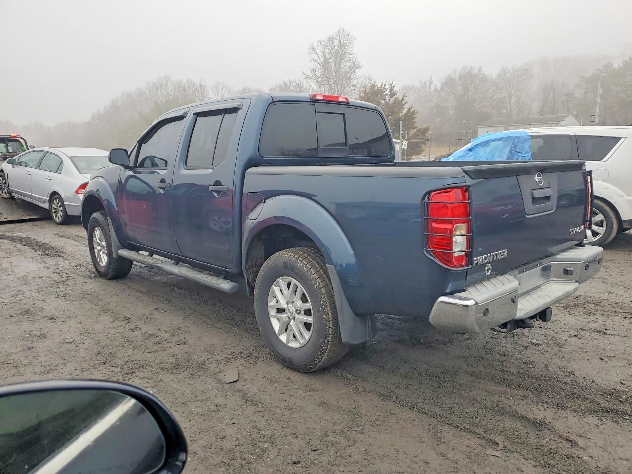 2015 Nissan Frontier S Синий vin: 1N6AD0EVXFN749135