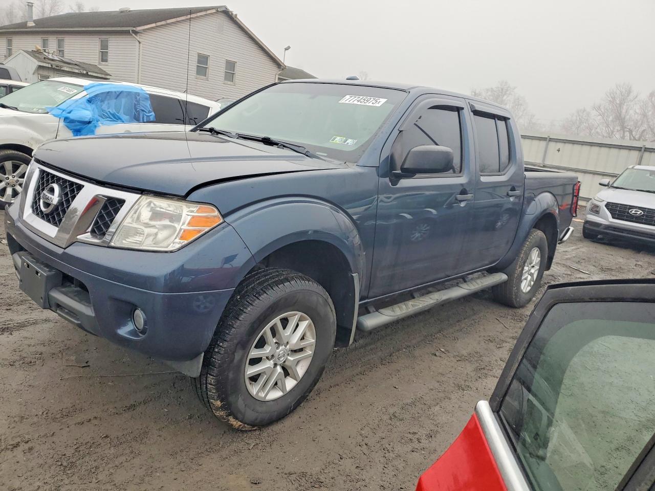 2015 Nissan Frontier S Синий vin: 1N6AD0EVXFN749135