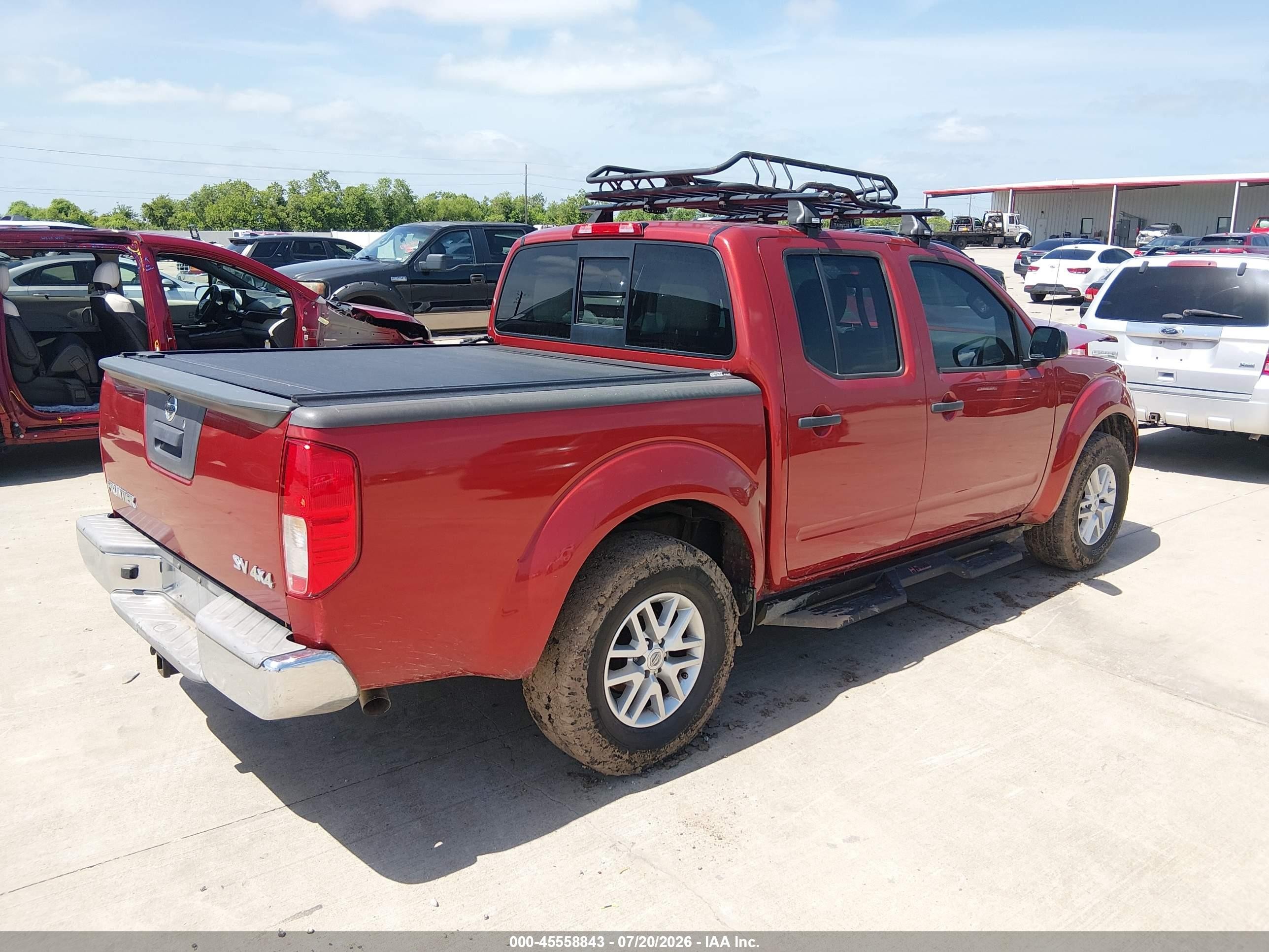 2015 Nissan Frontier Sv Orange vin: 1N6AD0EVXFN764122