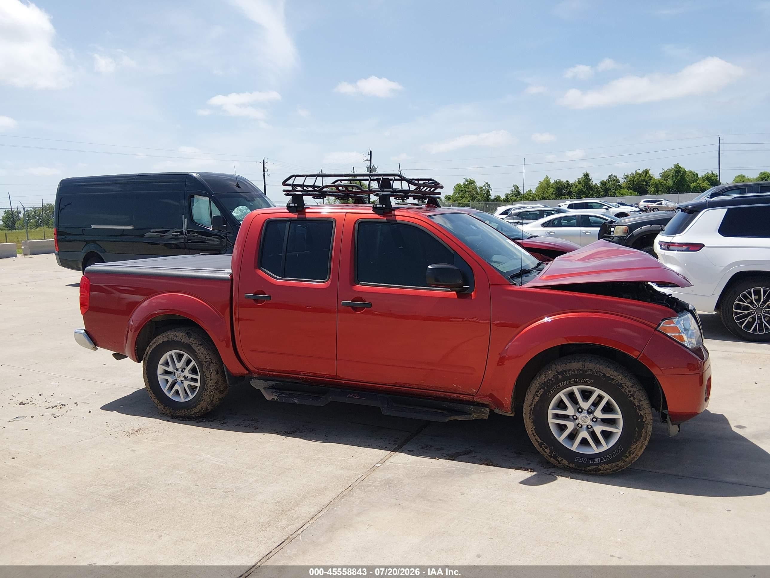 2015 Nissan Frontier Sv Orange vin: 1N6AD0EVXFN764122