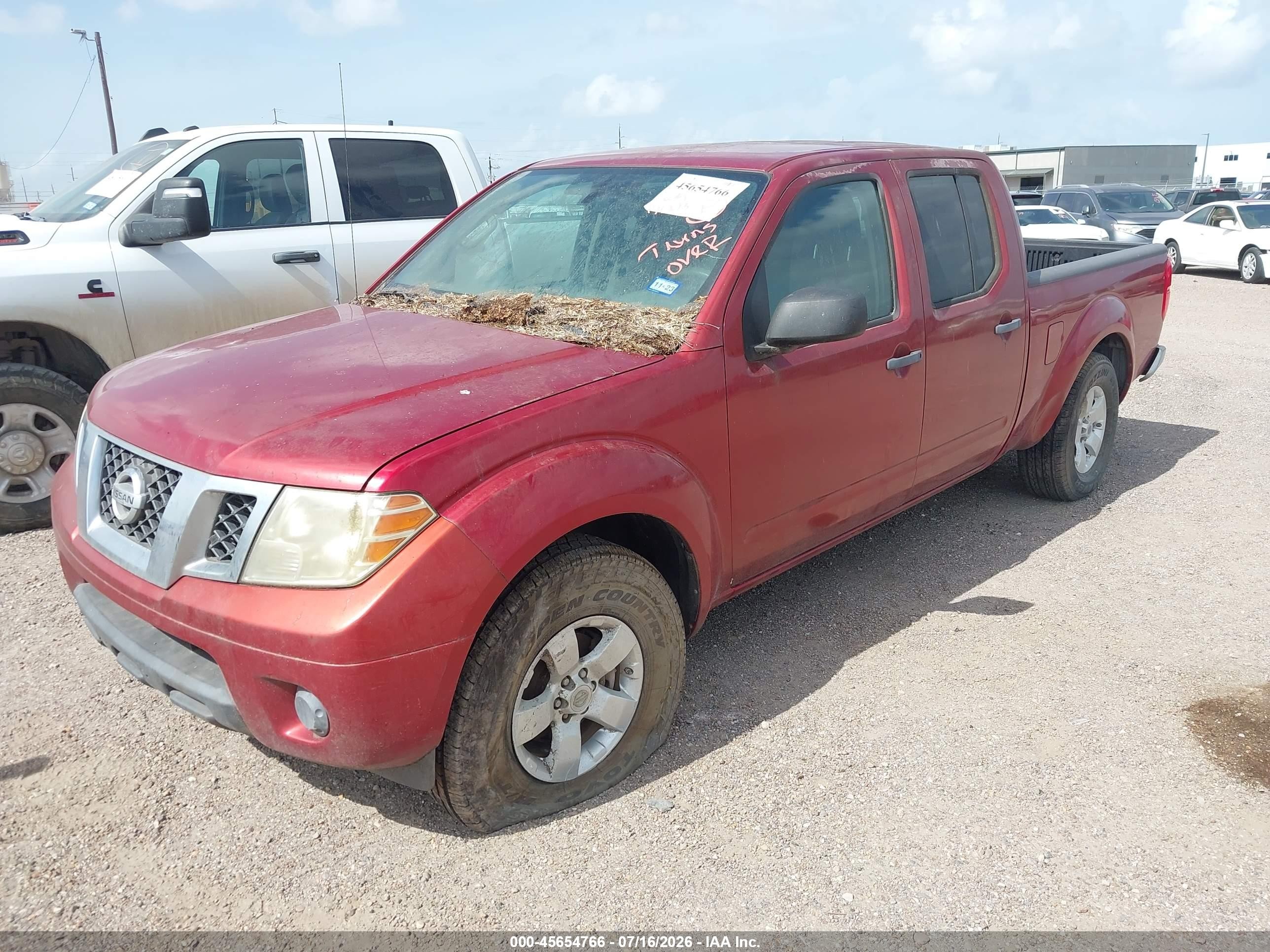 2012 Nissan Frontier Sv Red vin: 1N6AD0FR1CC440677