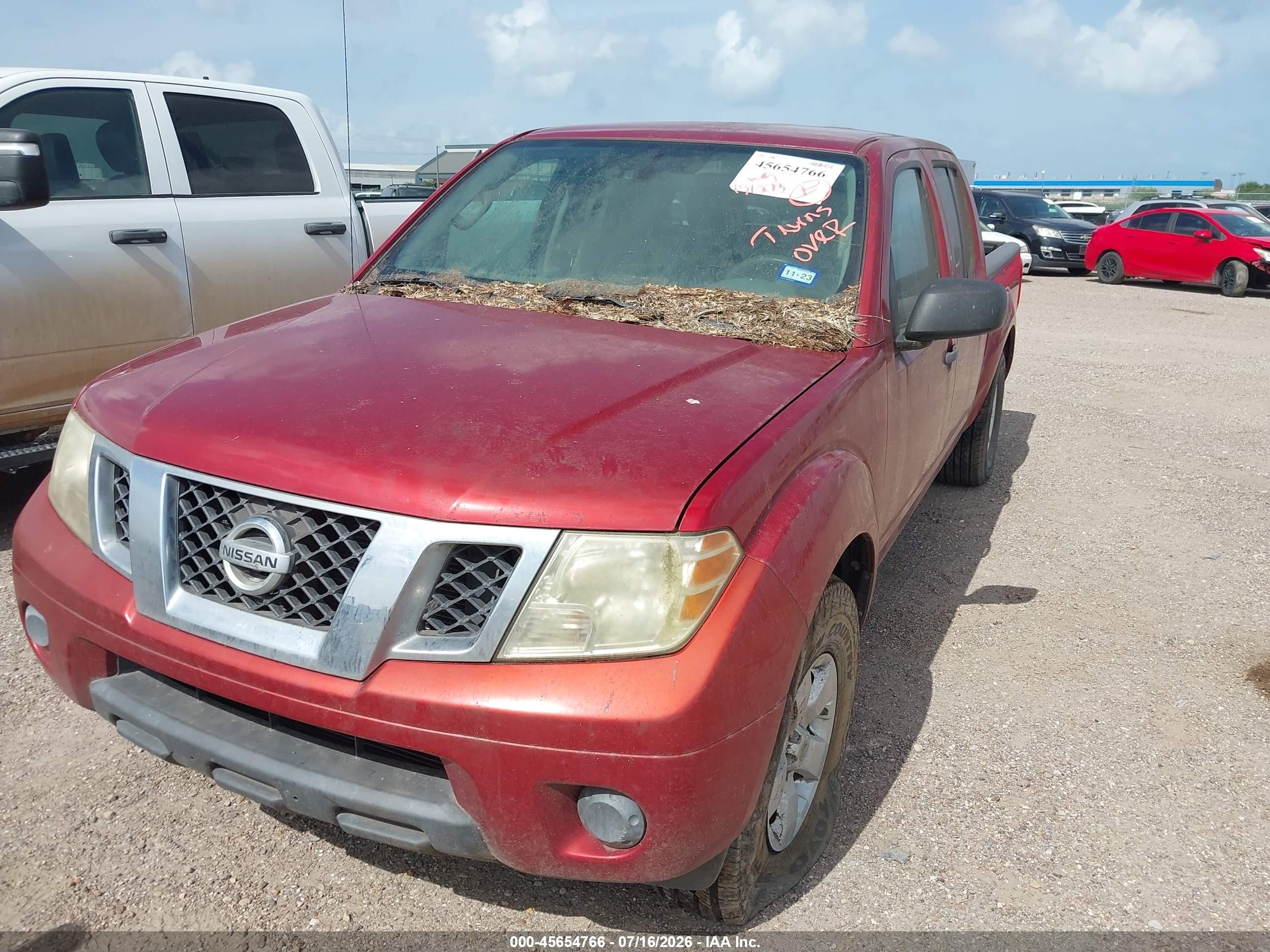 2012 Nissan Frontier Sv Red vin: 1N6AD0FR1CC440677