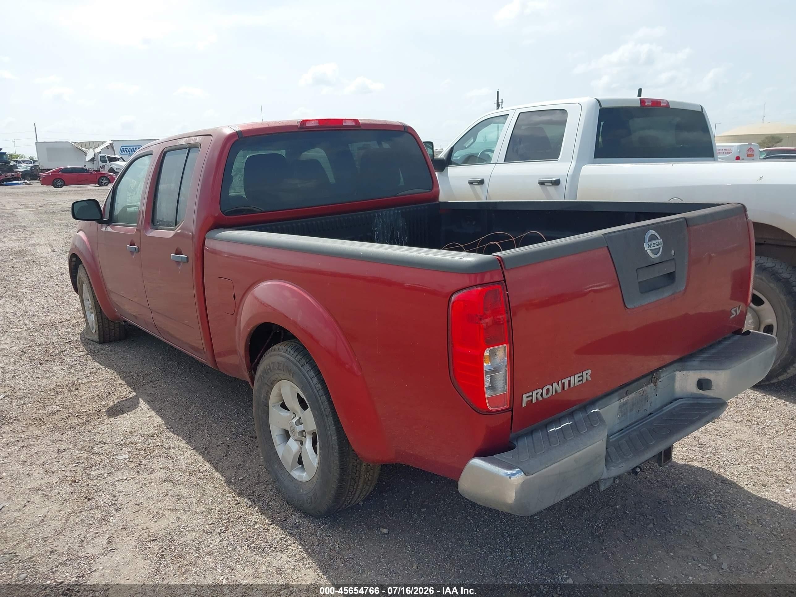2012 Nissan Frontier Sv Red vin: 1N6AD0FR1CC440677