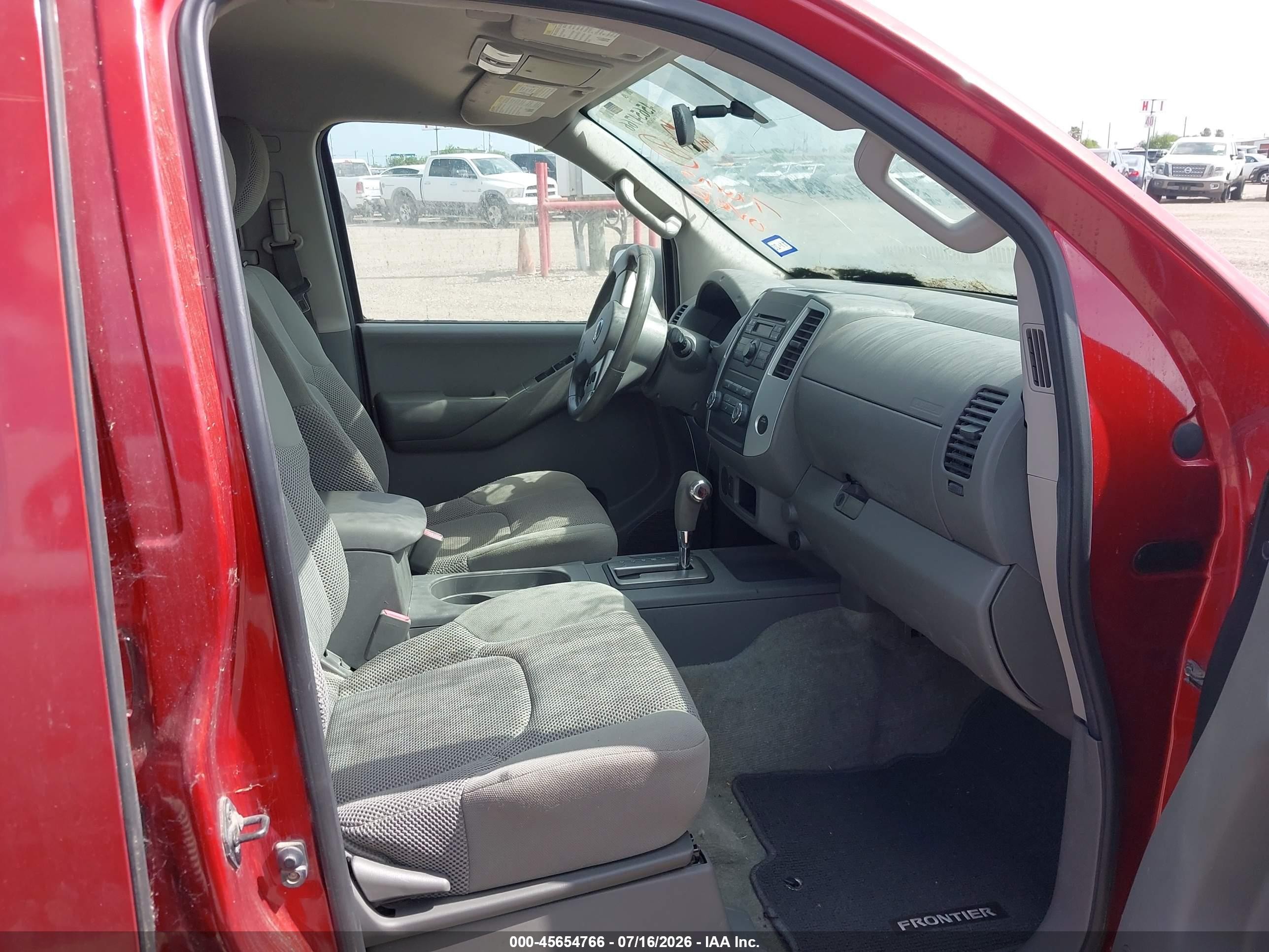 2012 Nissan Frontier Sv Red vin: 1N6AD0FR1CC440677